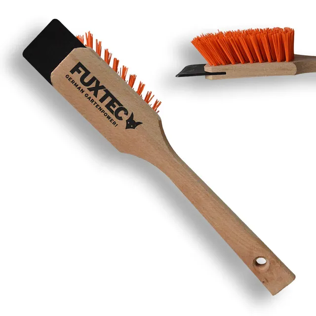 fuxtec-fux-b-rste-kehrb-rste-31-cm-mit-holzschaft-und-gummilippe image 1