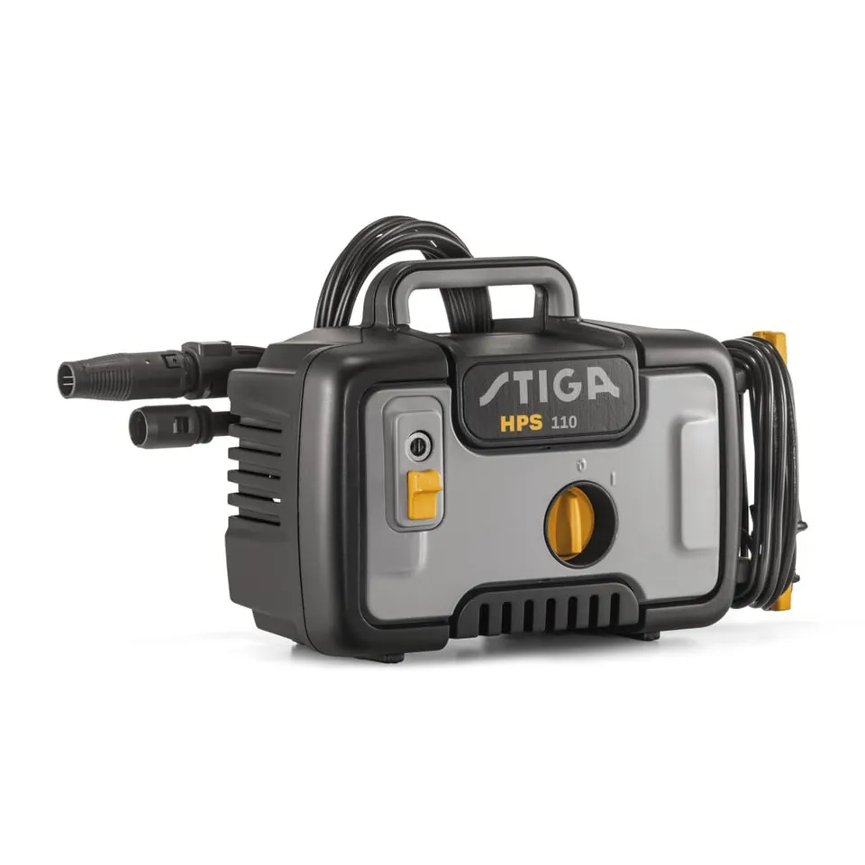 stiga-hps-110-hochdruckreiniger-1400-w-110-bar-390-l-h-mit-5-m-schlauch image 1