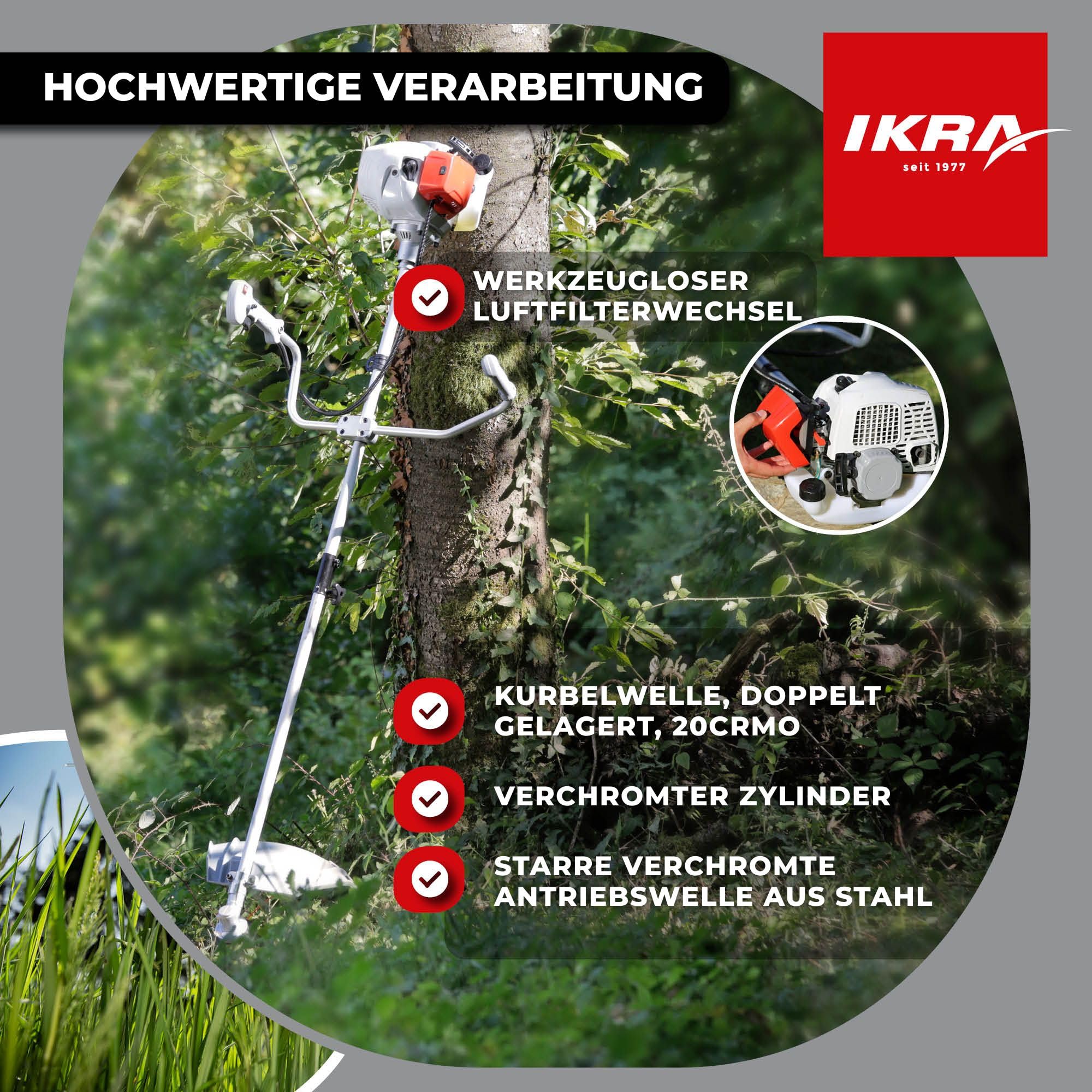 ikra-benzin-freischneider-ibf-43-42-7-cm-1-1-kw-inkl-zubeh-r-set image 3