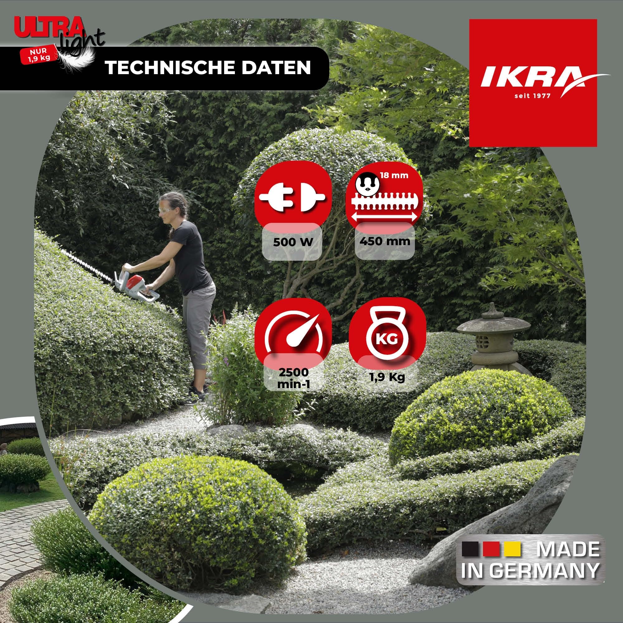 ikra-elektro-heckenschere-ultralight-fhs-1545-500w-45cm-1-9kg image 7