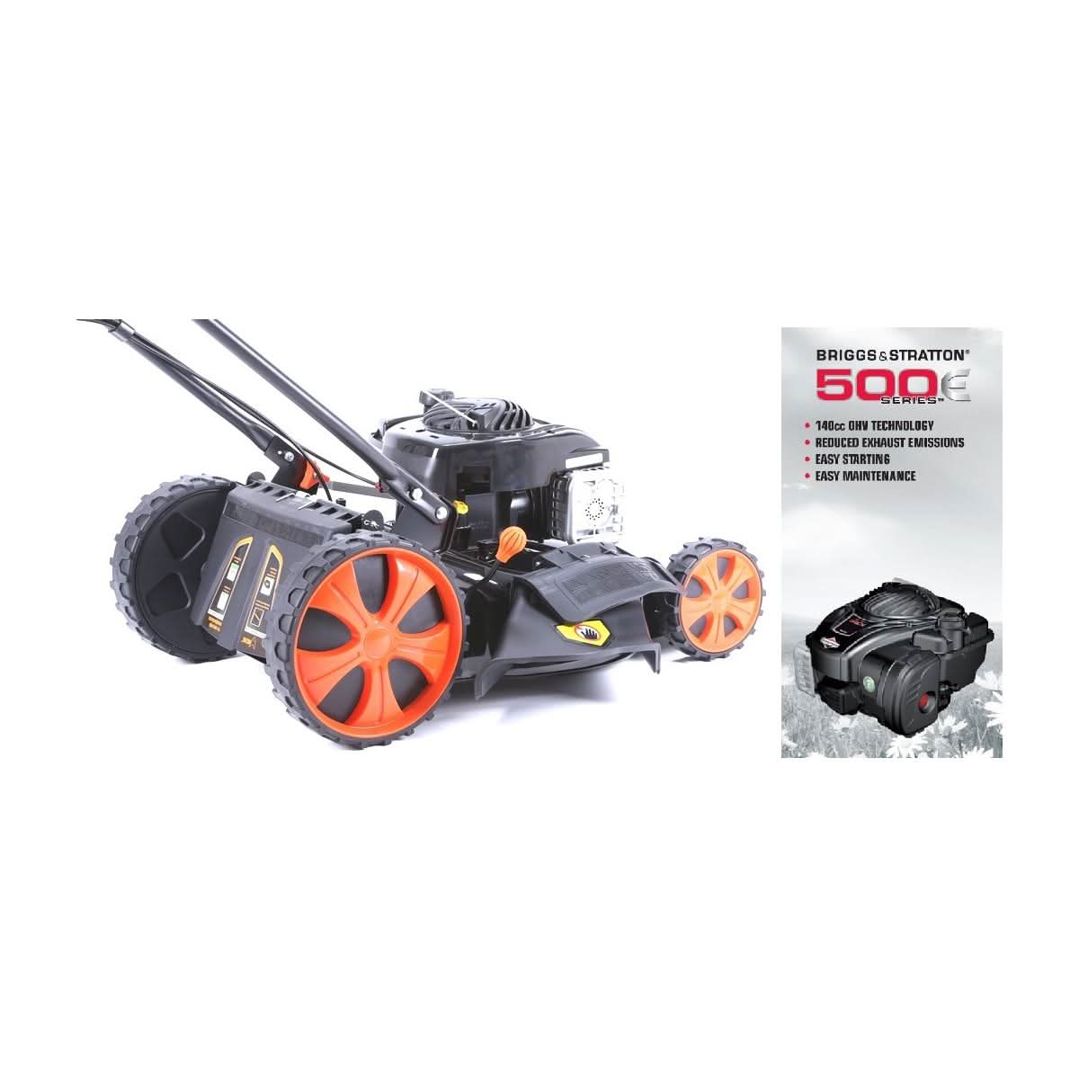 fuxtec-fx-rm18bs-benzin-rasenm-her-mit-briggs-stratton-motor-500e-b-ware-mit-ant image 3