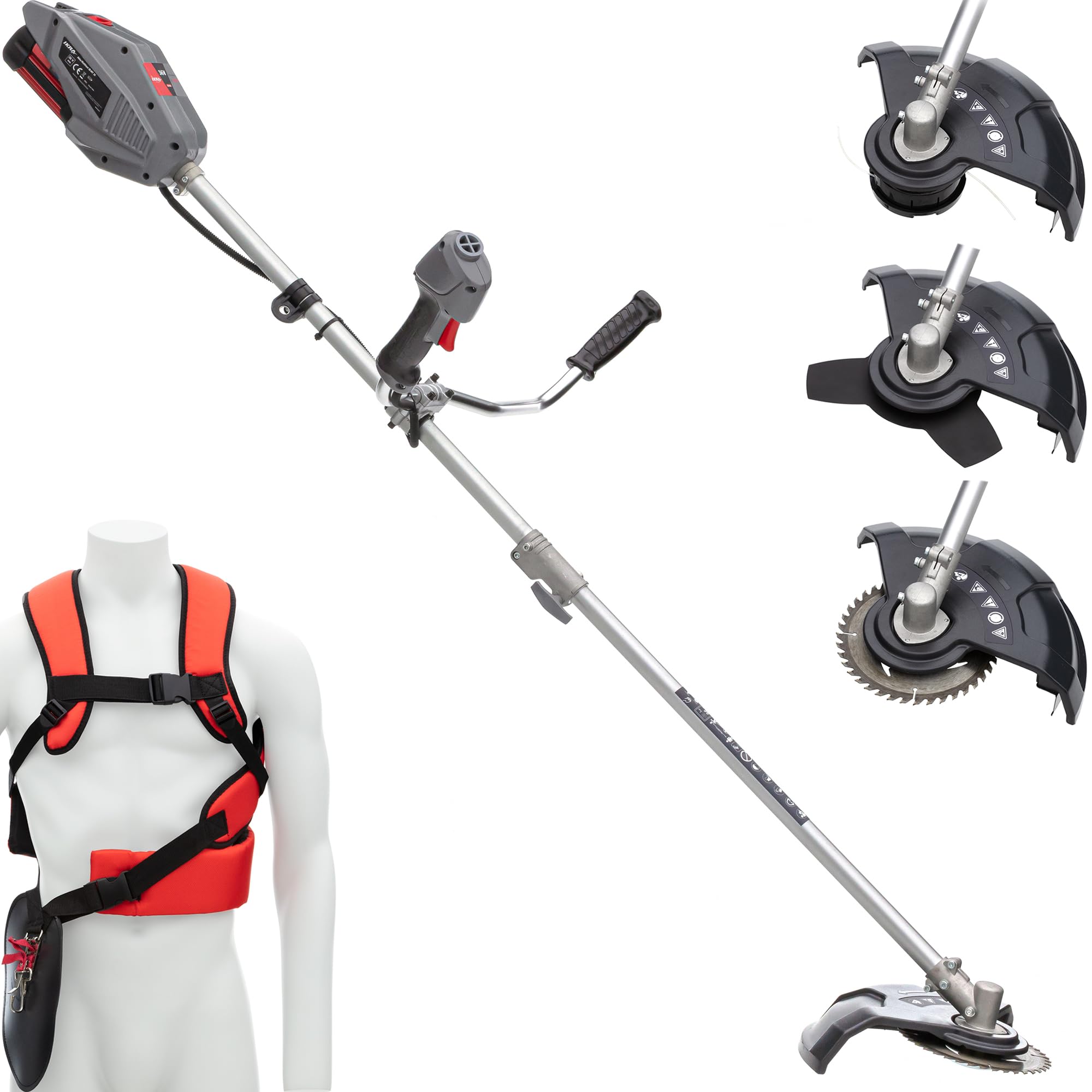 ikra-akku-freischneider-ib-bc-33-36v-4ah-bosch-akku-ladeger-t-3in1 image 8