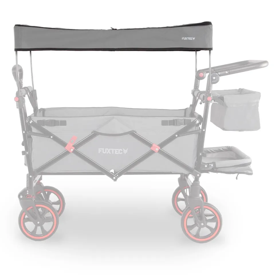 fuxtec-sonnendach-grau-f-r-bollerwagen-ct850-sonnen-und-wetterschutz image 1