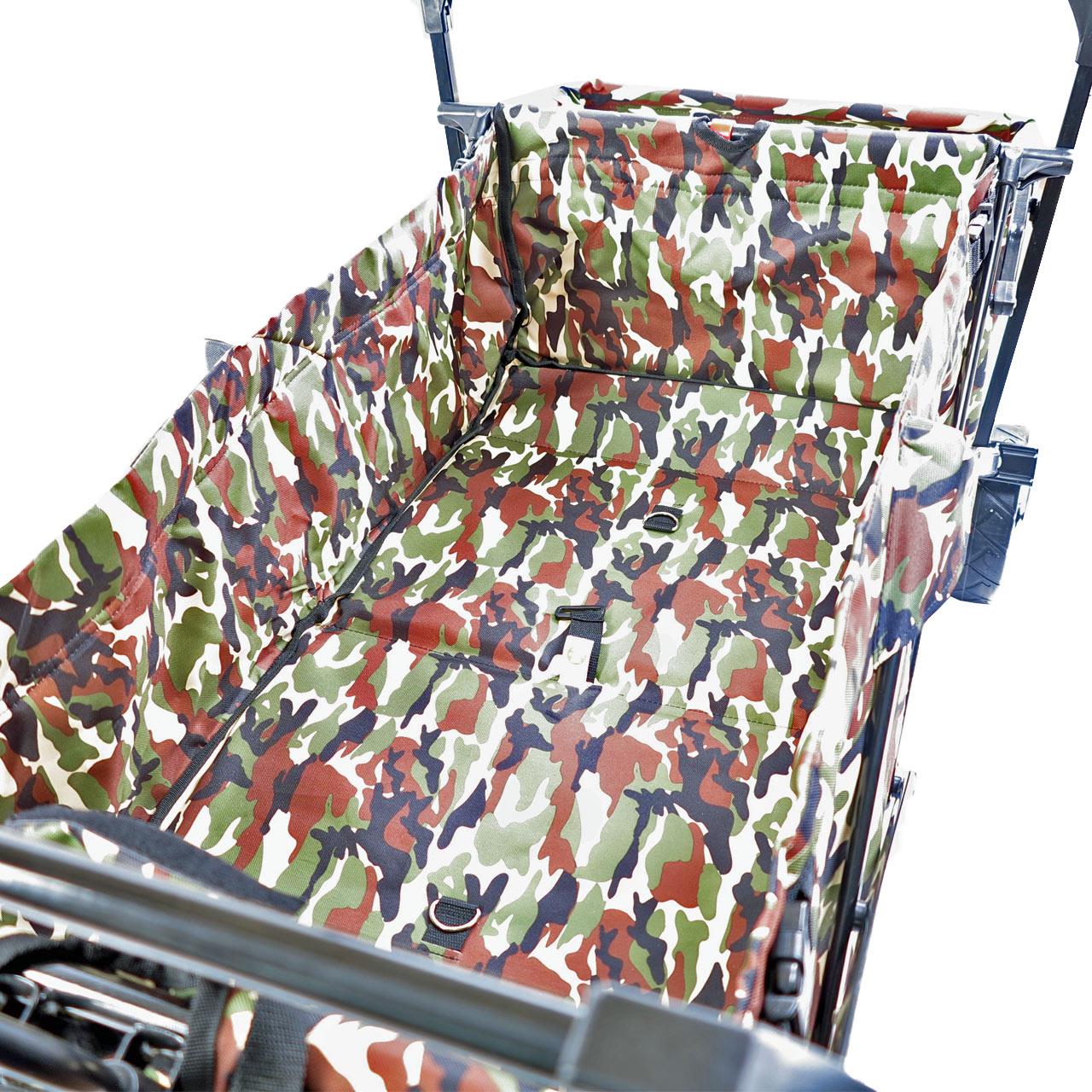 fuxtec-bollerwagen-fx-bw100-army-mit-dach-b-ware image 4