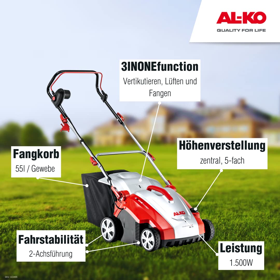 al-ko-combi-care-36-e-comfort-elektro-vertikutierer-36-cm-arbeitsbreite-1-500-w- image 3