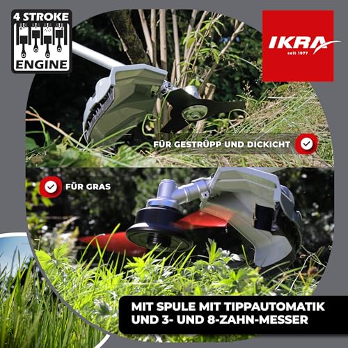 ikra-ibf-31-4-benzin-freischneider-31-cm-43-cm-schnittbreite image 8