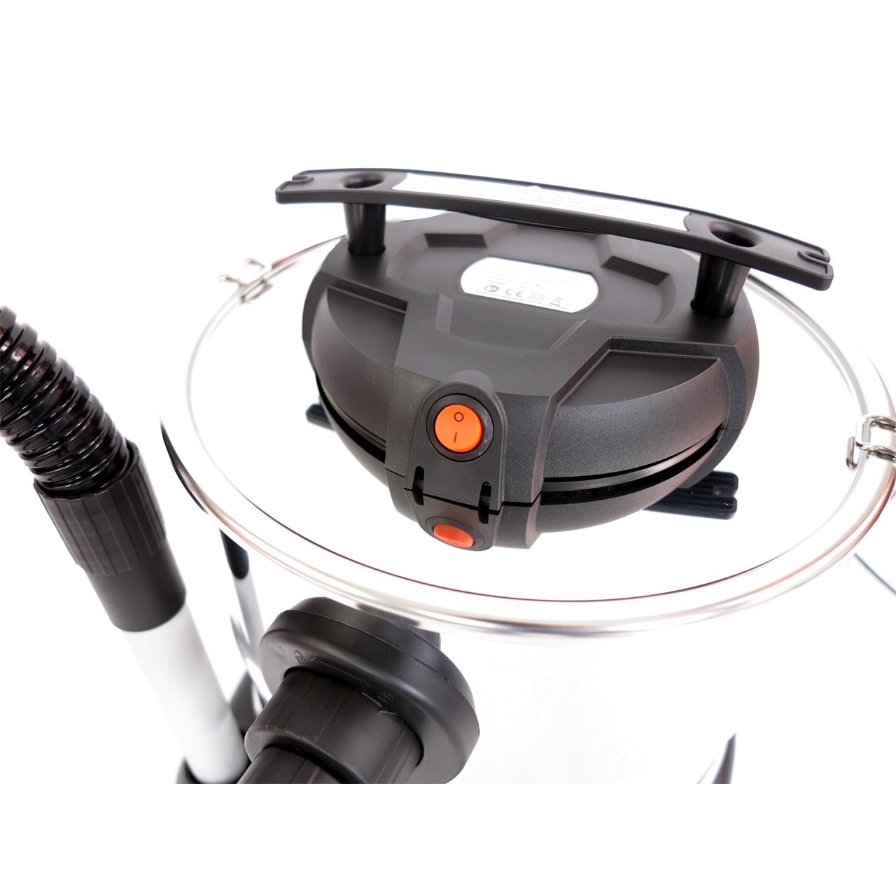 fuxtec-k416-aschesauger-b-ware-edelstahl-4-m-kabel-hepa-filter image 6