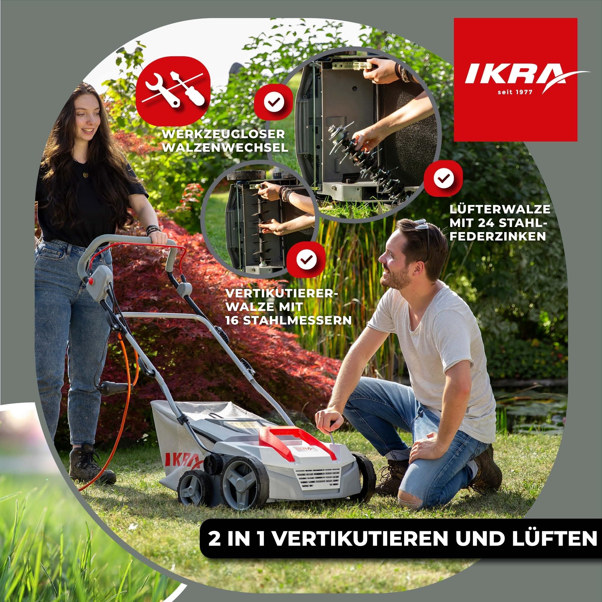 ikra-elektro-vertikutierer-ievl-1838-2in1-38cm-1800w-40l image 2