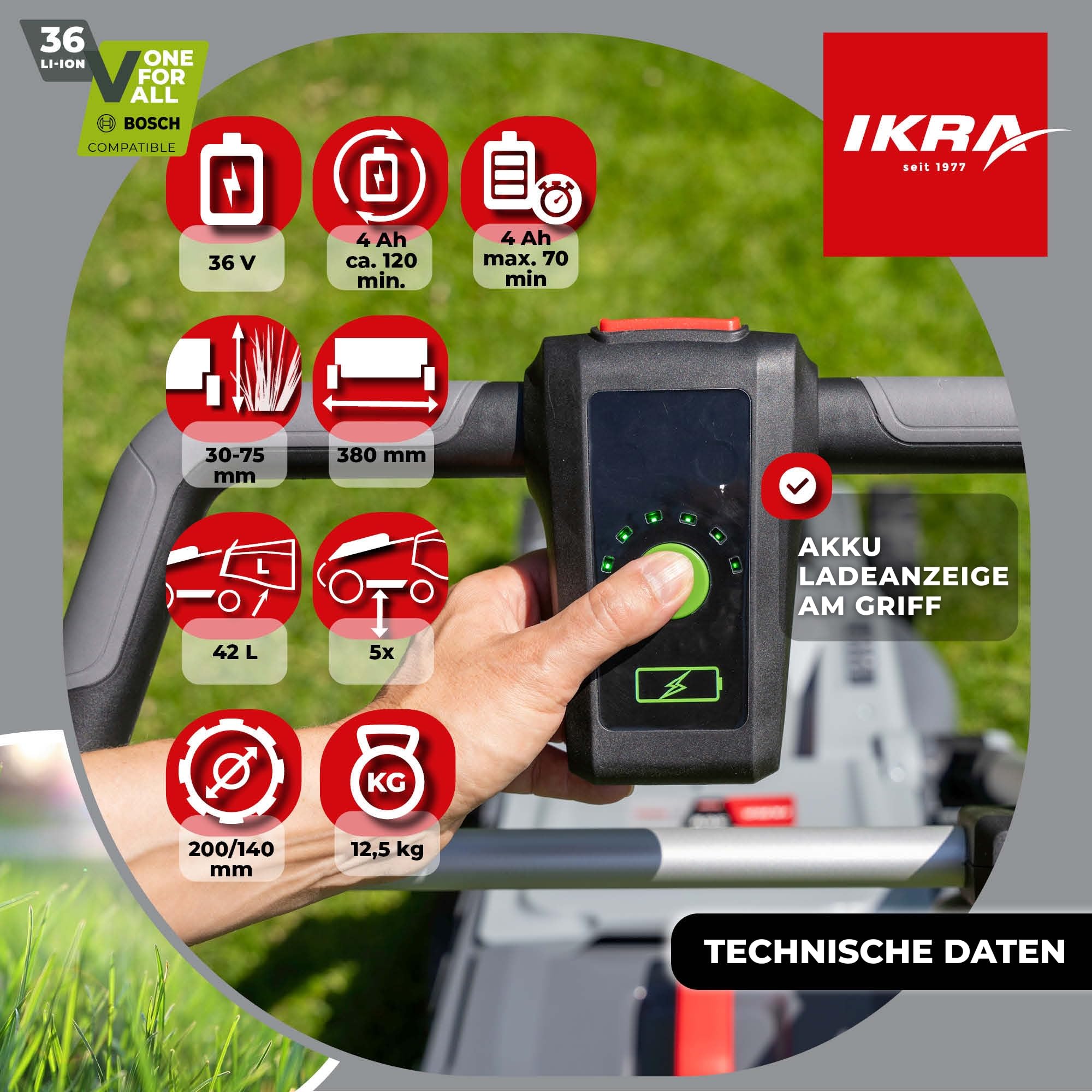 ikra-ib-lm-38-akku-rasenm-her-38-cm-36-v-bosch-system-mit-4-ah-akku image 7
