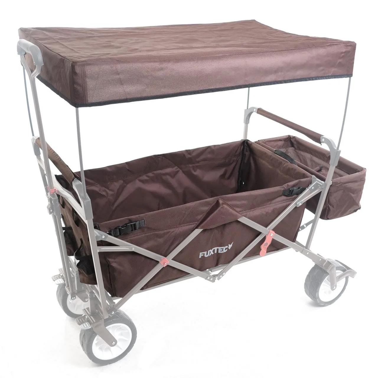 fuxtec-stoff-bezug-komplett-braun-f-r-bollerwagen-jw76c-serie image 1