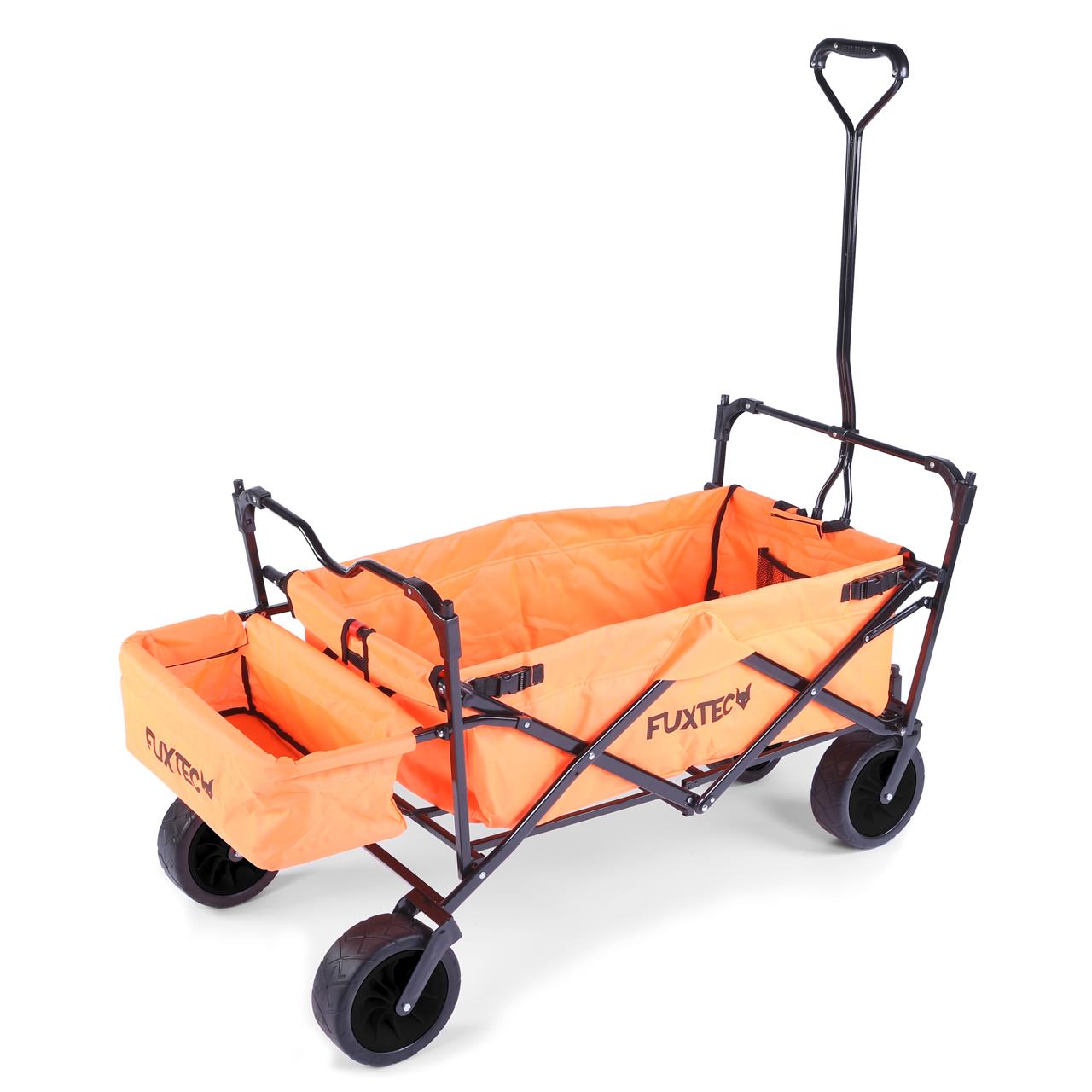 fuxtec-b-ware-bollerwagen-fx-bw100-orange-faltbar-mit-dach-bis-75-kg image 8