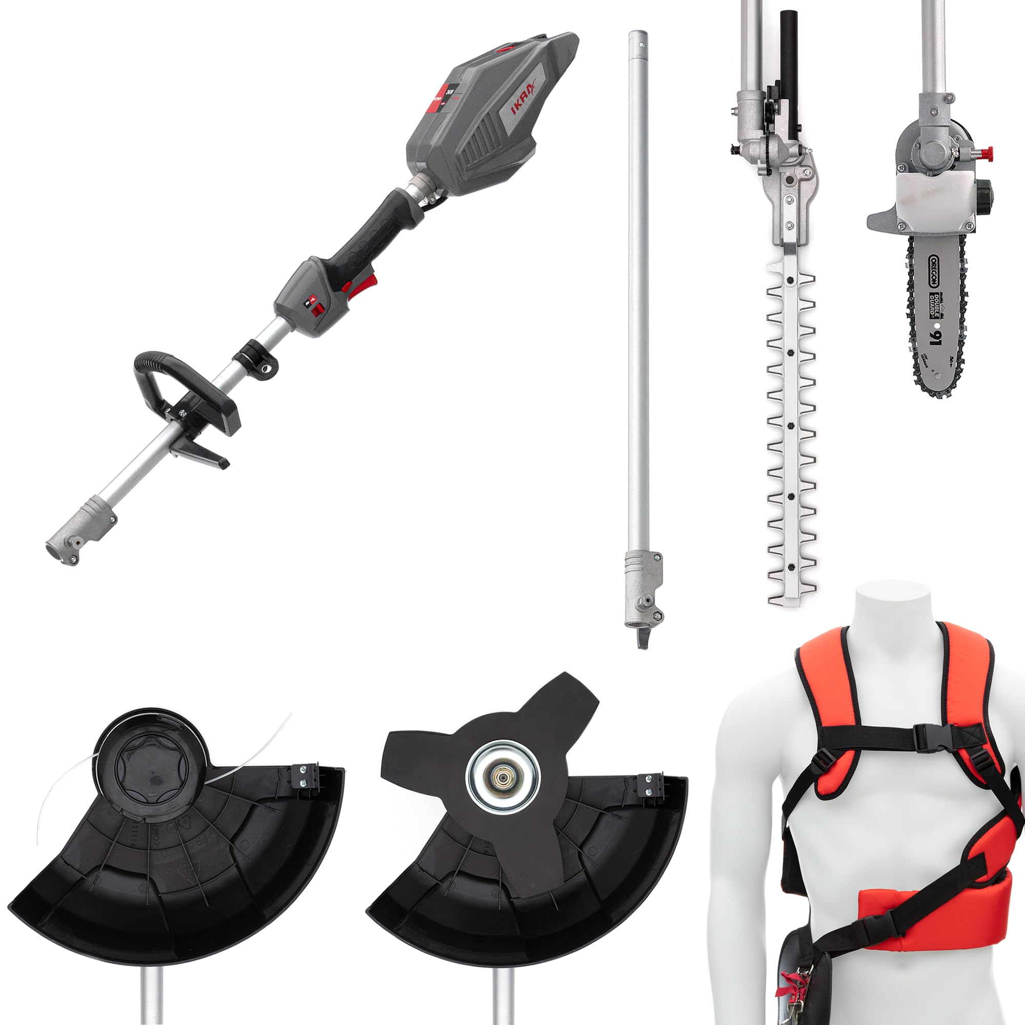 ikra-ib-mt-36-4in1-akku-multitool-mit-rasentrimmer-freischneider-heckenschere-un image 8