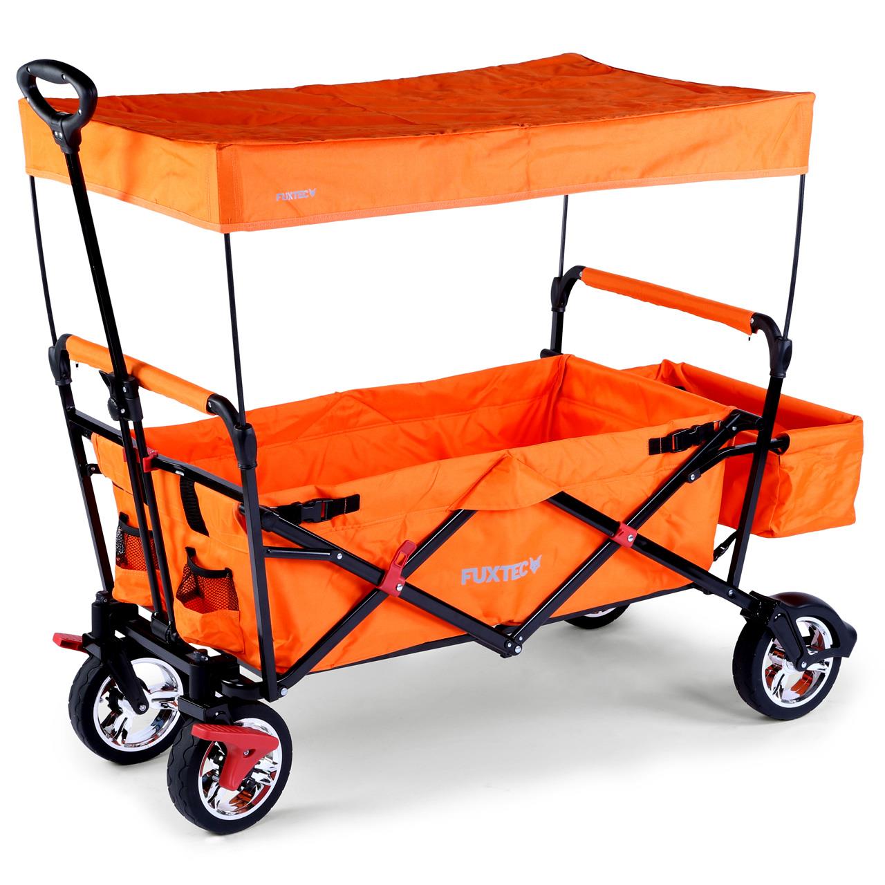 fuxtec-fx-ct500-bollerwagen-orange-mit-sonnendach-b-ware-neu image 2