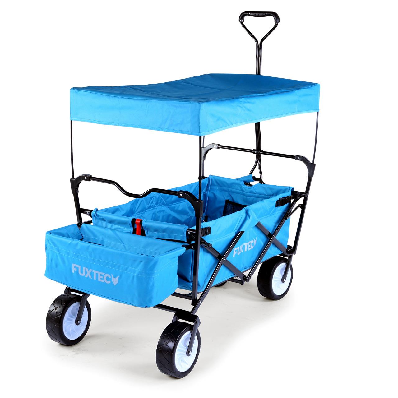 fuxtec-bollerwagen-fx-bw100-t-rkisblau-b-ware-faltbar-75-kg image 6