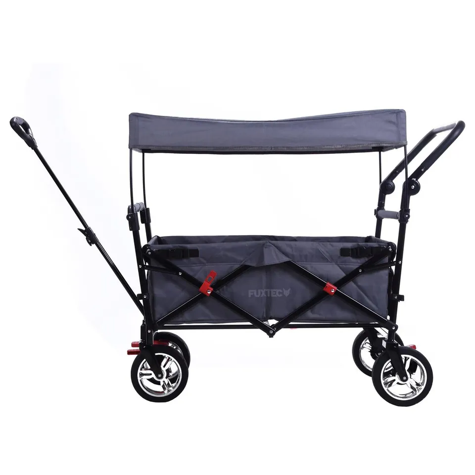 fuxtec-fx-ct700-bollerwagen-faltbar-mit-uv-sonnendach-und-schiebegriff image 1