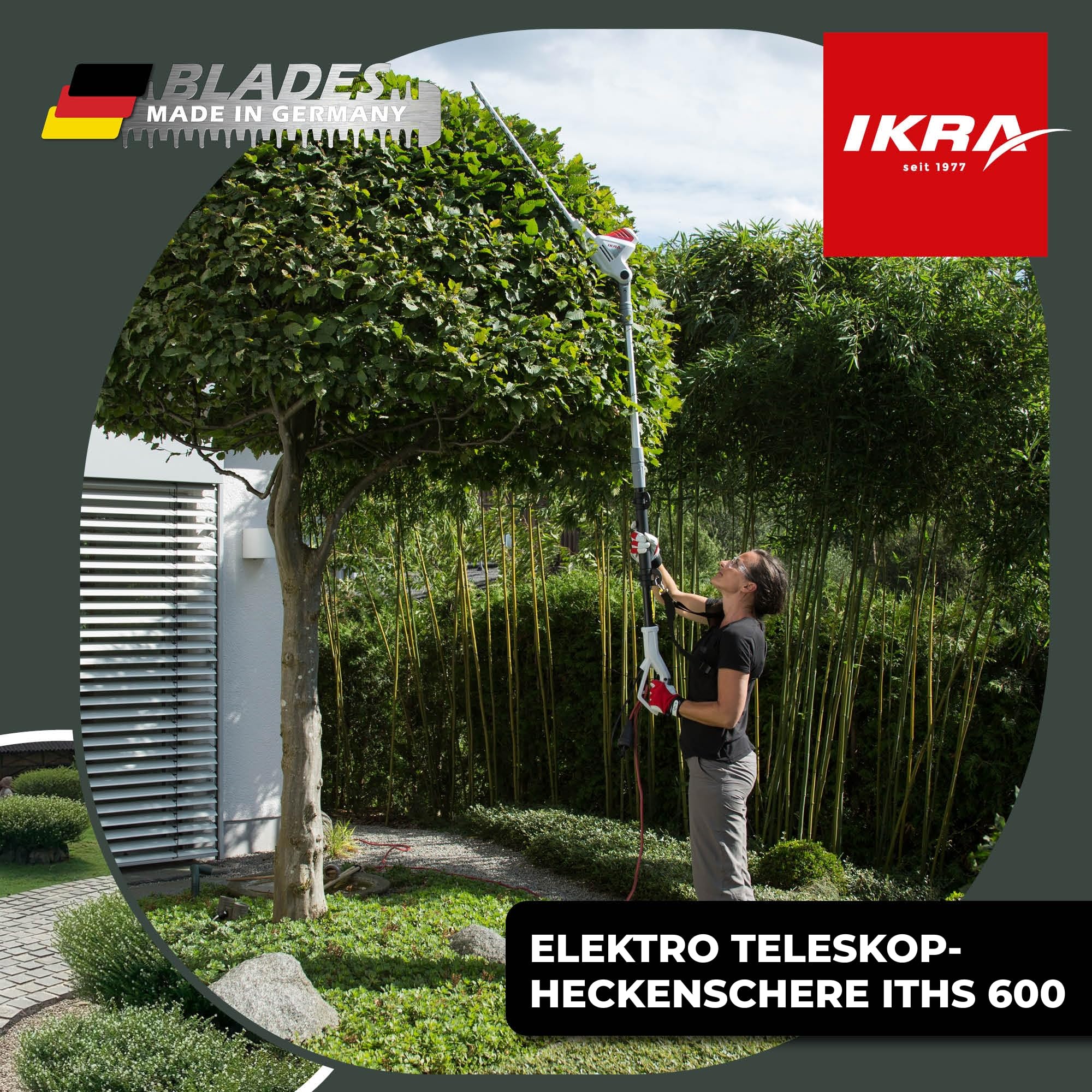 ikra-iths-600-elektro-teleskop-heckenschere-51-cm image 2