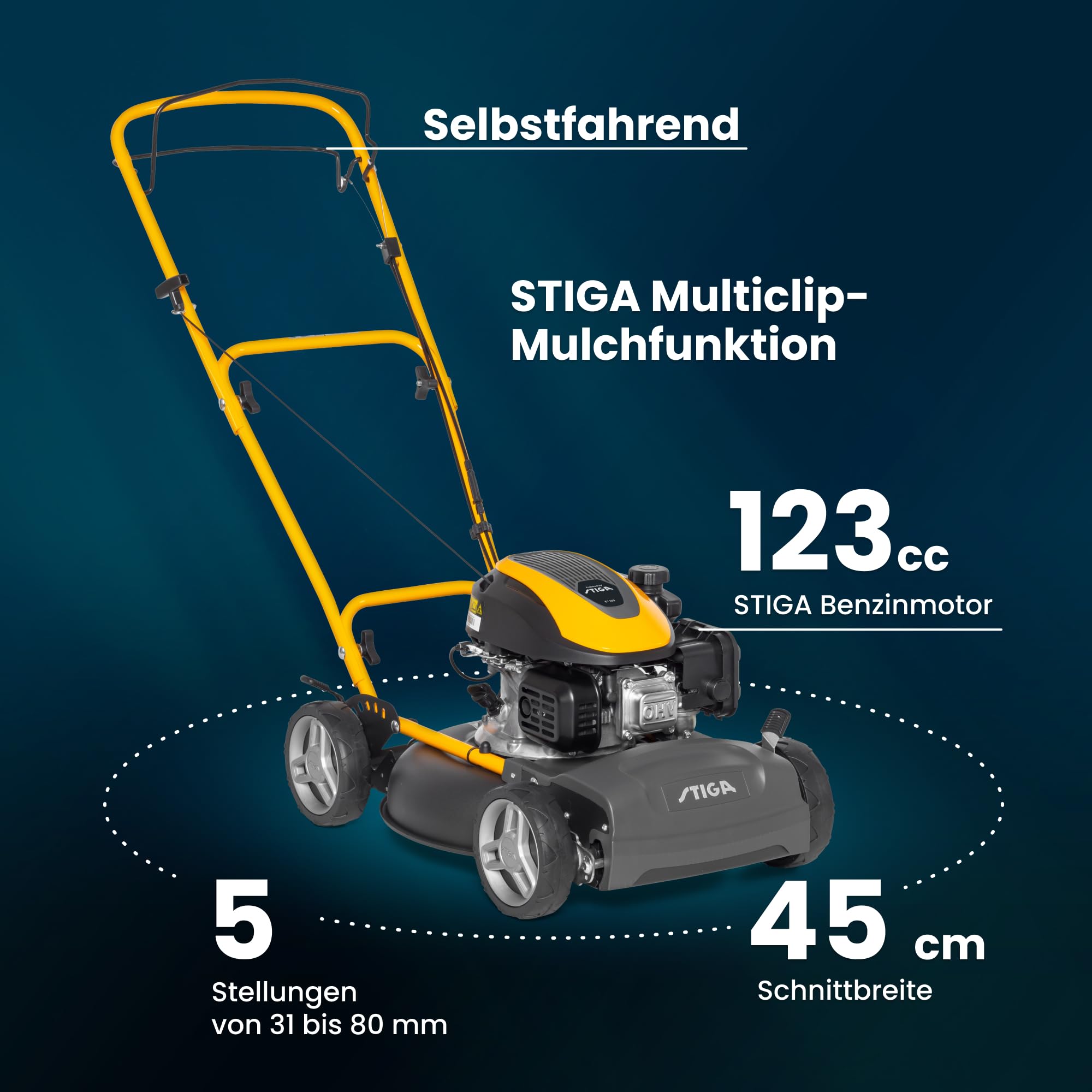 stiga-multiclip-47-s-benzin-rasenm-her-selbstfahrend-mit-mulchfunktion-45-cm image 7