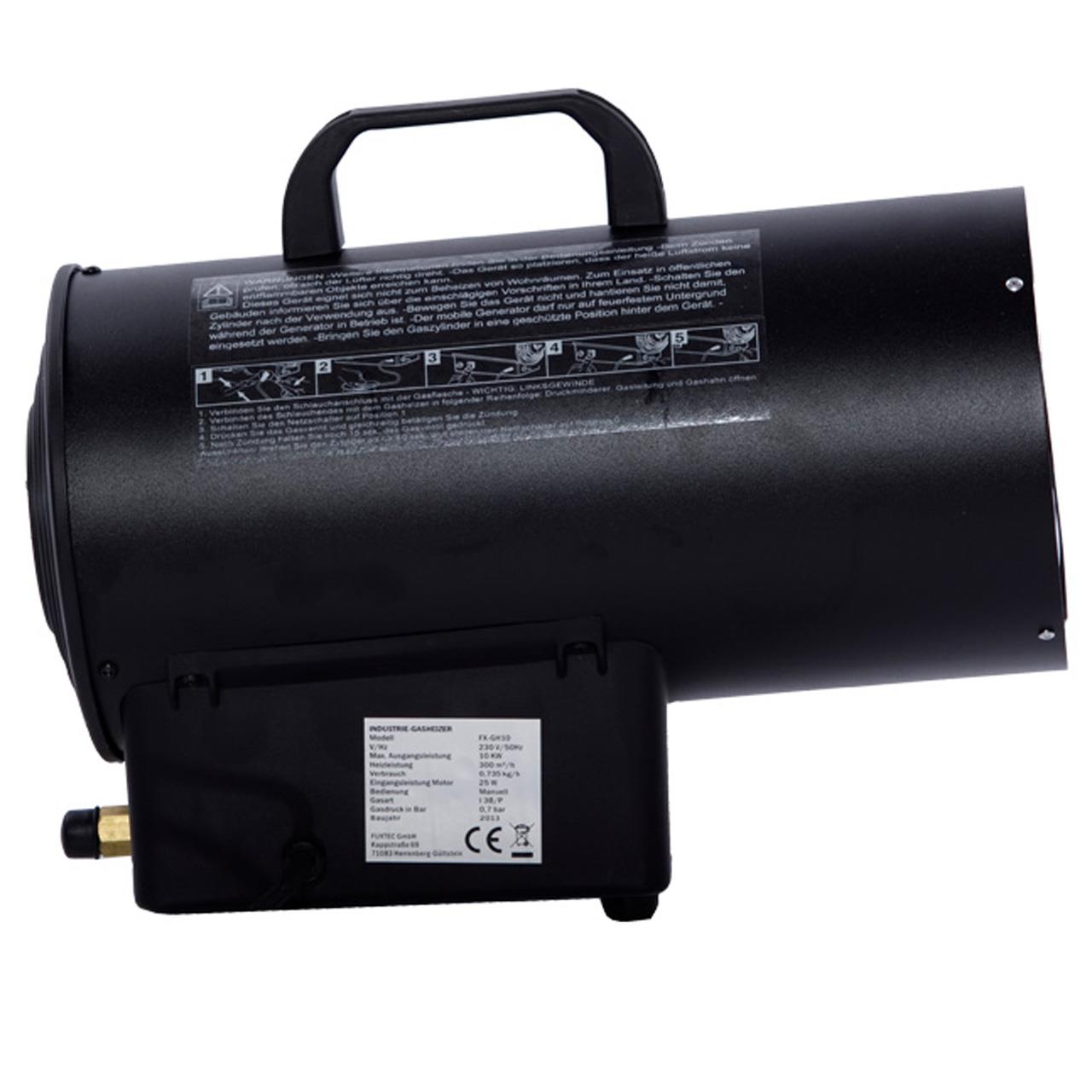 fuxtec-gasheizer-gh10-10-kw-industrie-heizstrahler-schwarz image 4