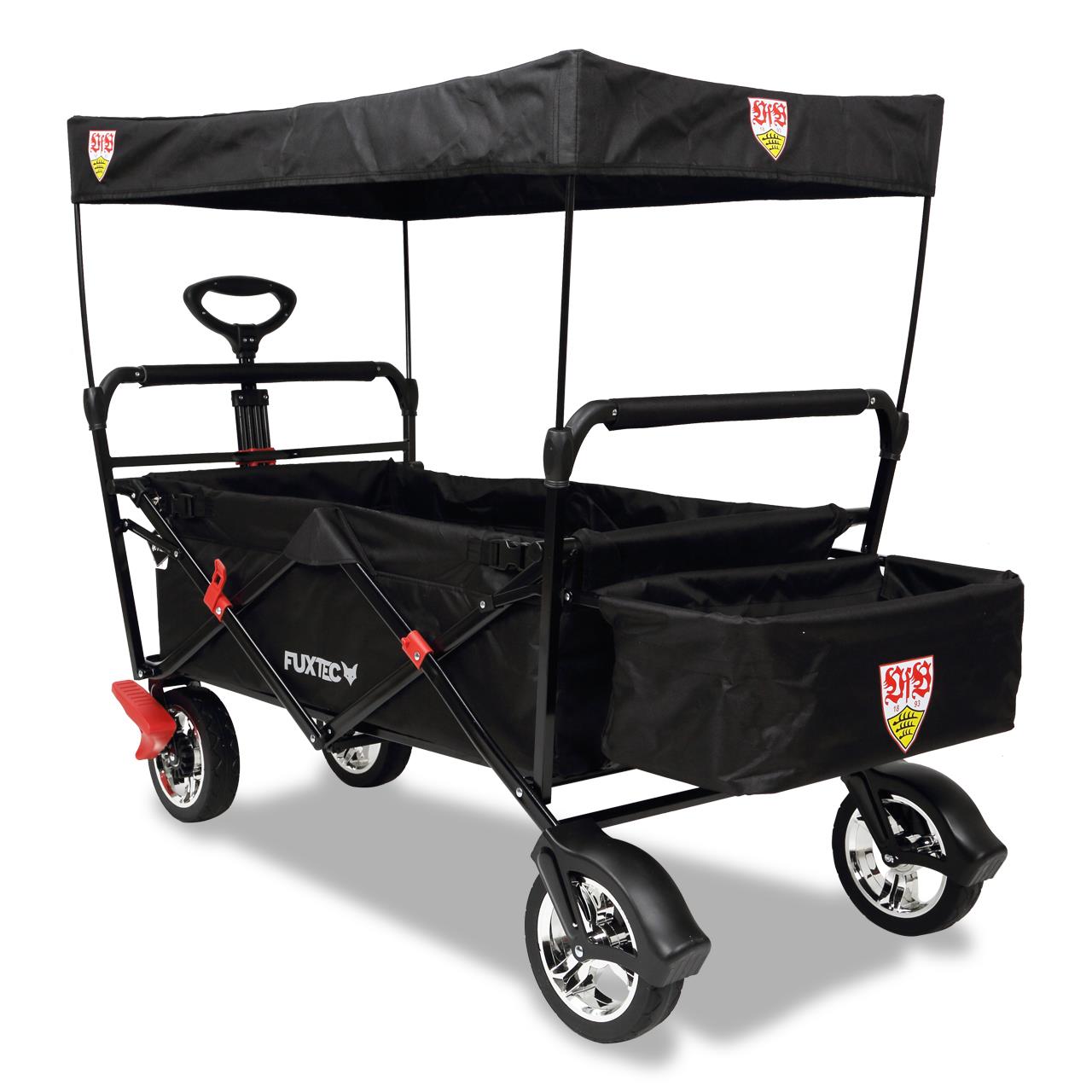 fuxtec-bollerwagen-fx-ct500-vfb-stuttgart-edition-mit-sonnendach image 1