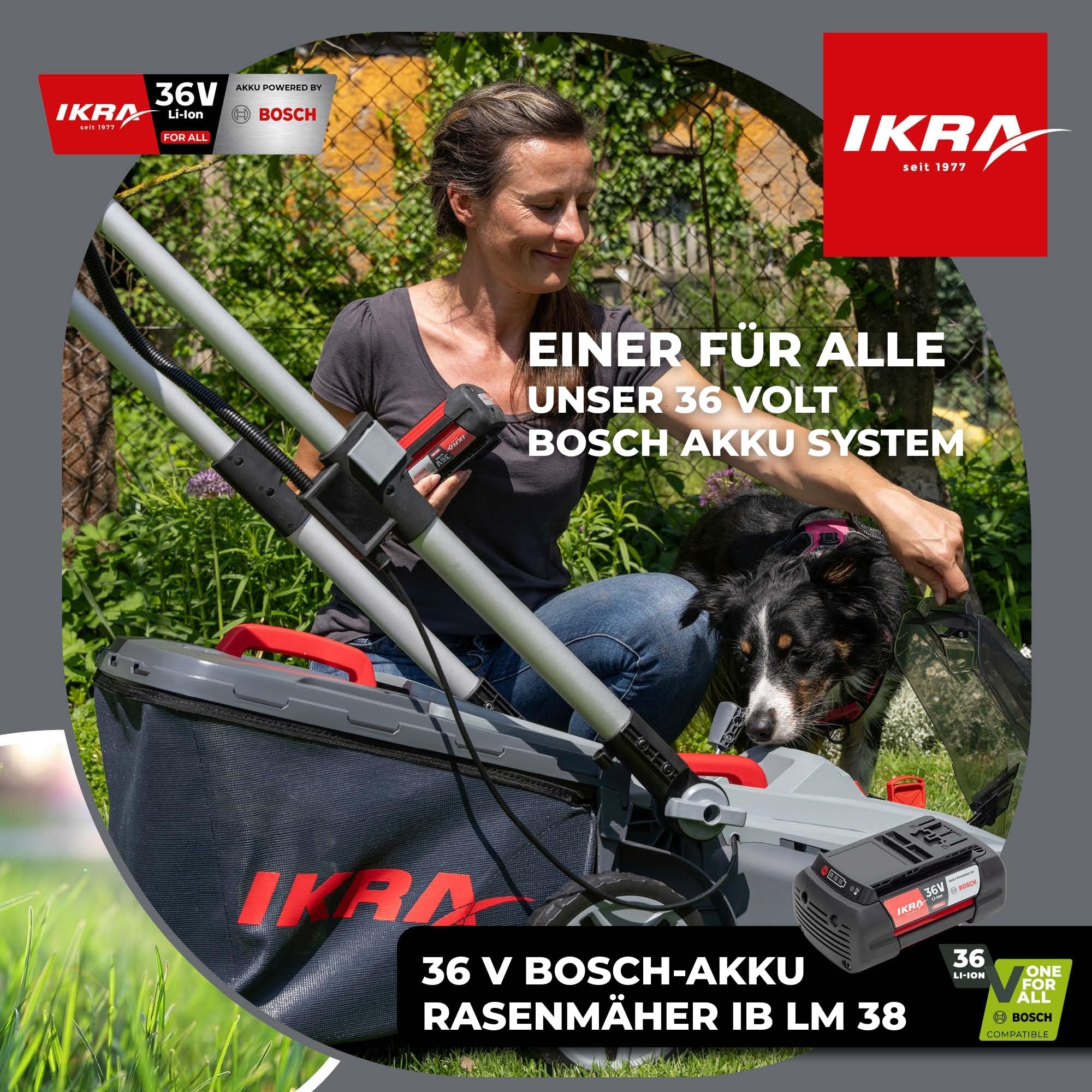 ikra-ib-lm-38-akku-rasenm-her-38-cm-36-v-bosch-system-mit-4-ah-akku image 2