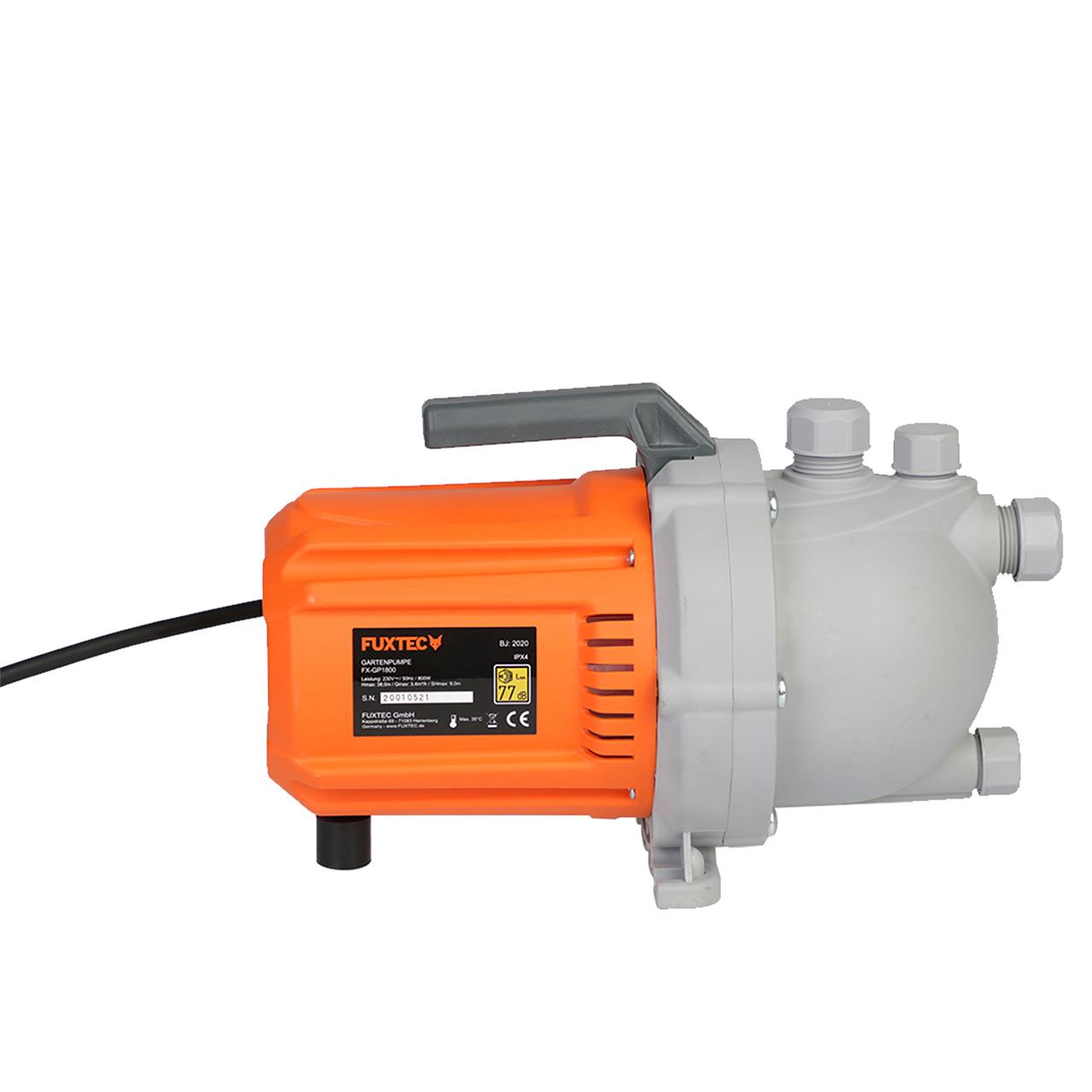 fuxtec-gartenpumpe-fx-gp1800-elektrisch-800-watt-b-ware image 6