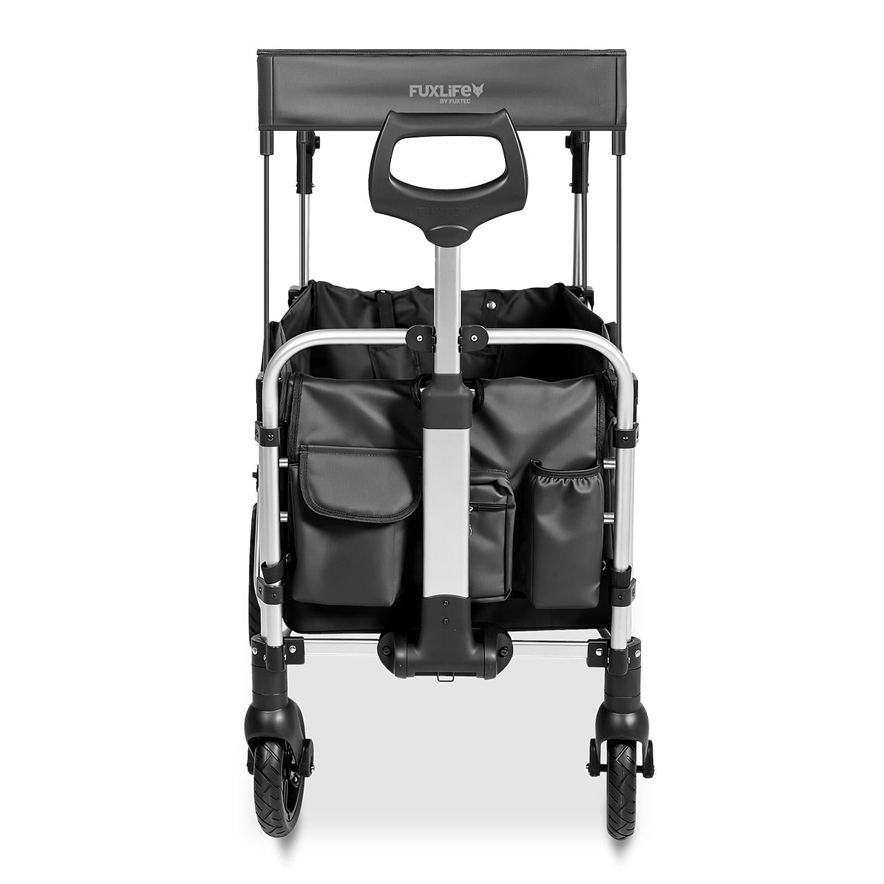 fuxlife-b-ware-premium-bollerwagen-fx-ctl900-f-r-2-kinder-mit-sonnendach-upf-50 image 2