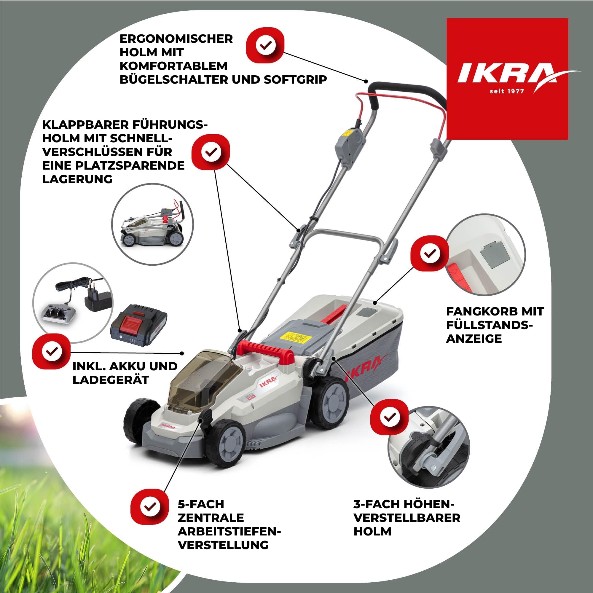 ikra-icm-2033-akku-rasenm-her-33-cm-20v-inkl-2-akkus image 6