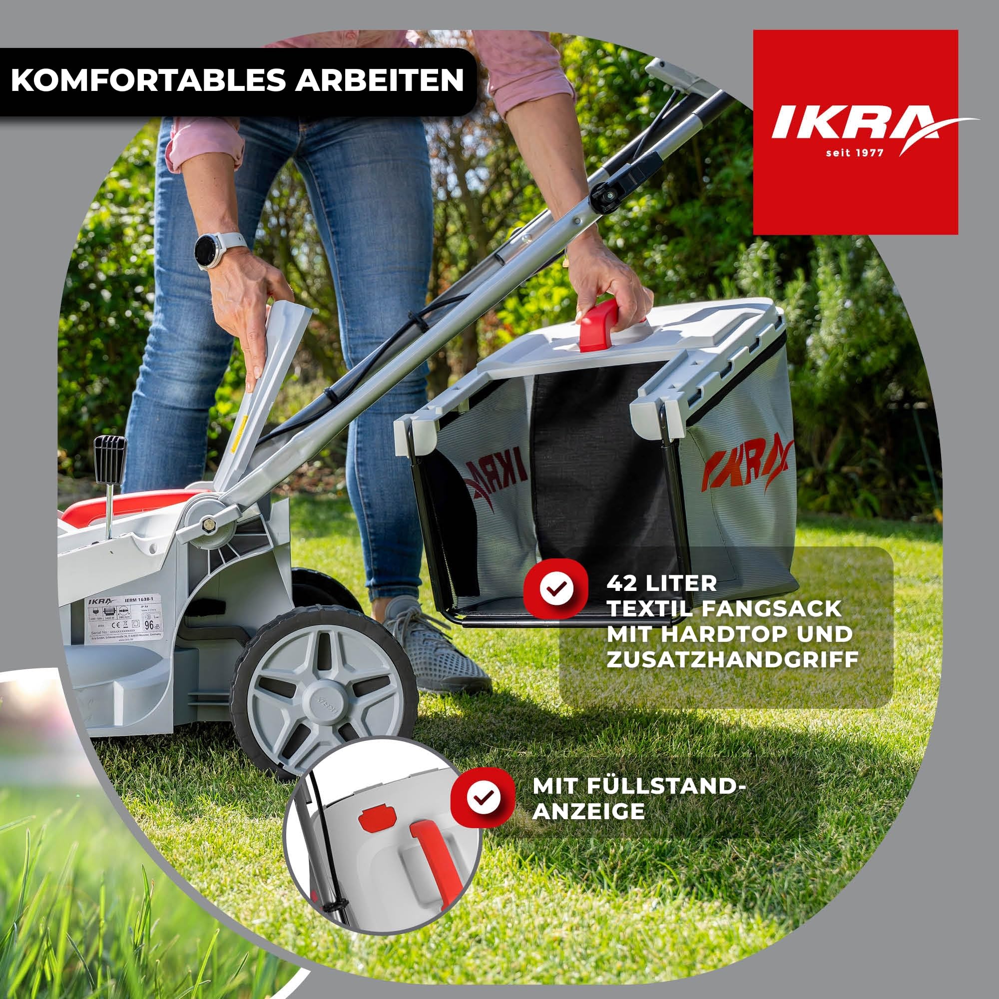 ikra-ierm-1638-1-elektro-rasenm-her-1600w-38cm-schnittbreite image 4