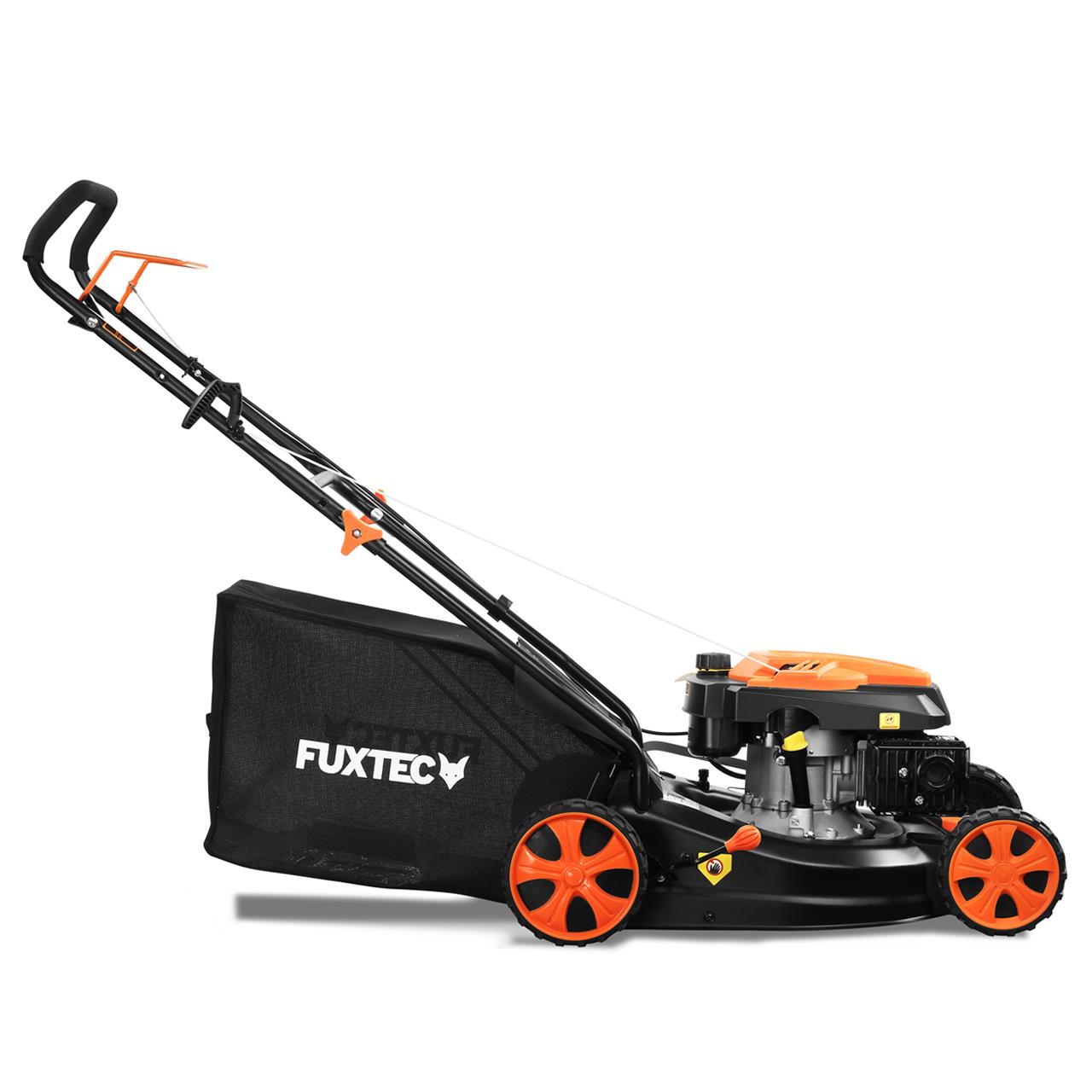 fuxtec-fx-rm4646eco-benzin-rasenm-her-46-cm-mit-146-ccm-und-stahlgeh-use image 7