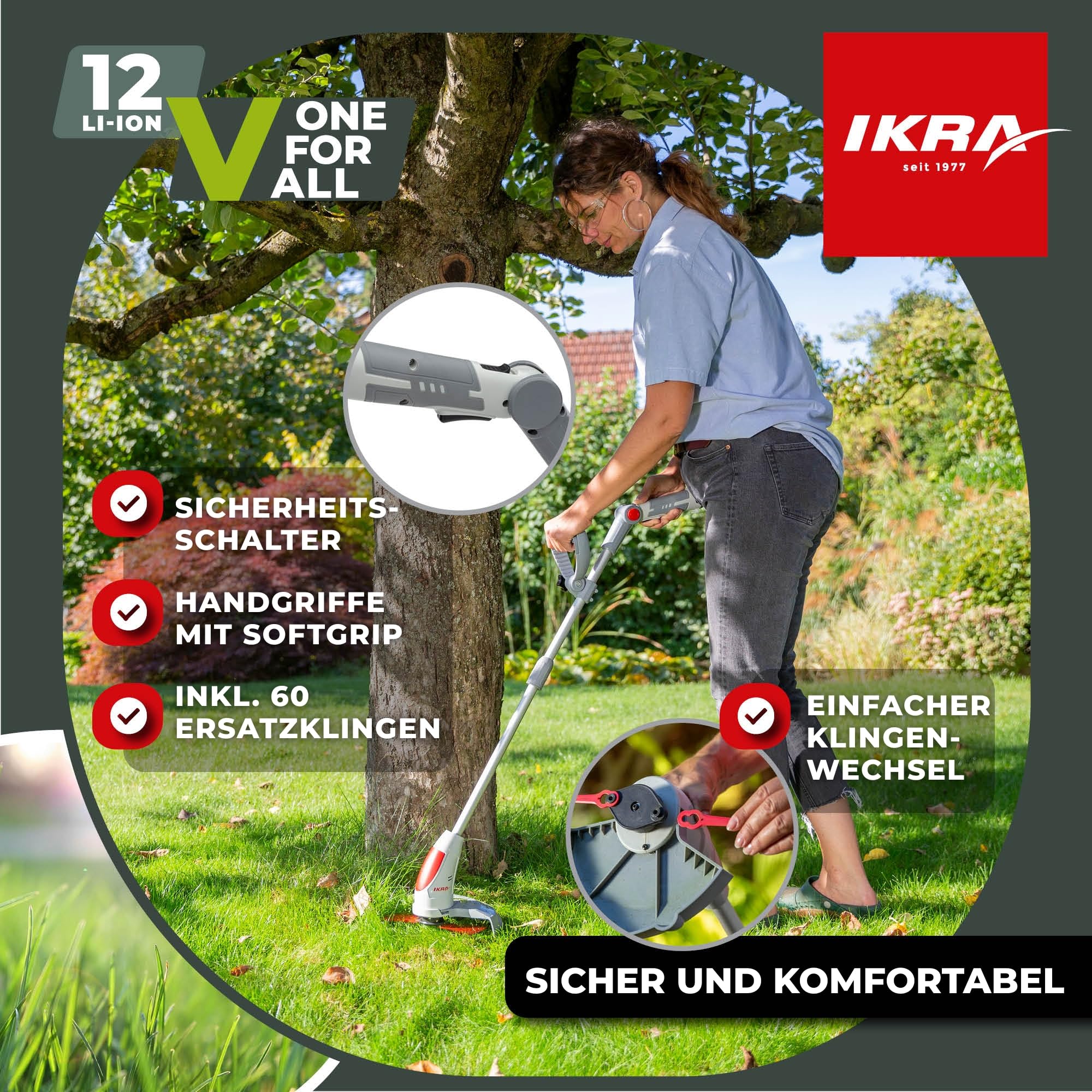 ikra-rasentrimmer-iart-1224-12-v-akku-trimmer-24-cm-inkl-akku image 3