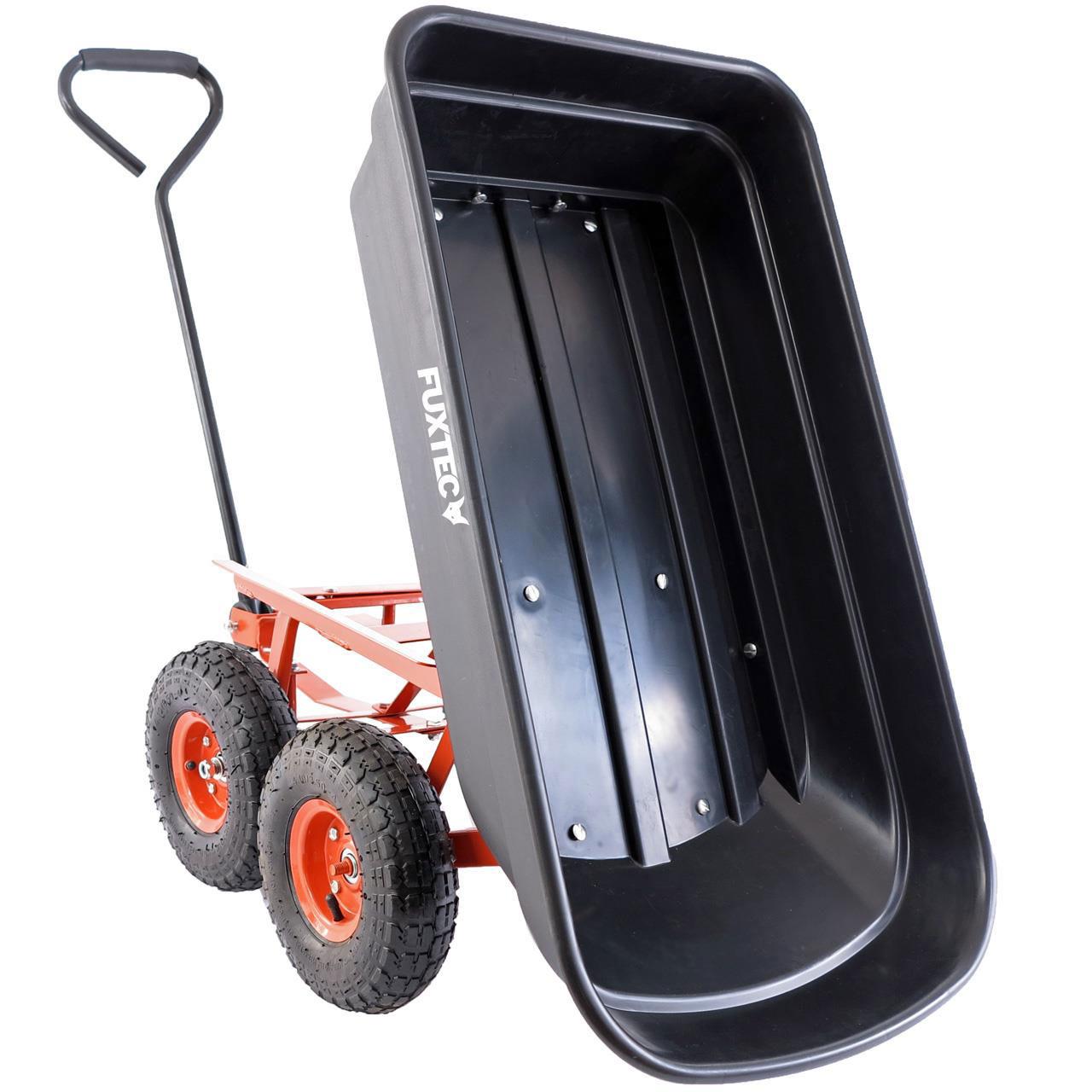 b-ware-fuxtec-kippwagen-fx-kw2175-schwarz-300-kg-mit-kippfunktion image 8