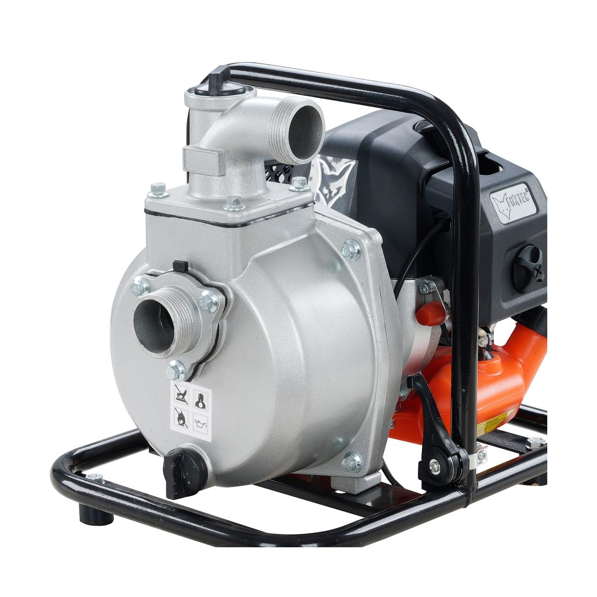 fuxtec-benzin-wasserpumpe-fx-wp143-mit-1-7-ps-zweitaktmotor image 4