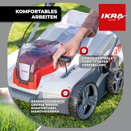 ikra-iavl-2-2040-3in1-akku-vertikutierer-rasenl-fter-40v-40-cm-inkl-2x-4-0ah-akk image 8