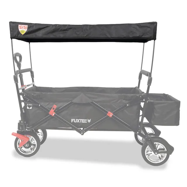 fuxtec-sonnendach-schwarz-vfb-edition-f-r-ct350-ct500-jw76c-bollerwagen image 1