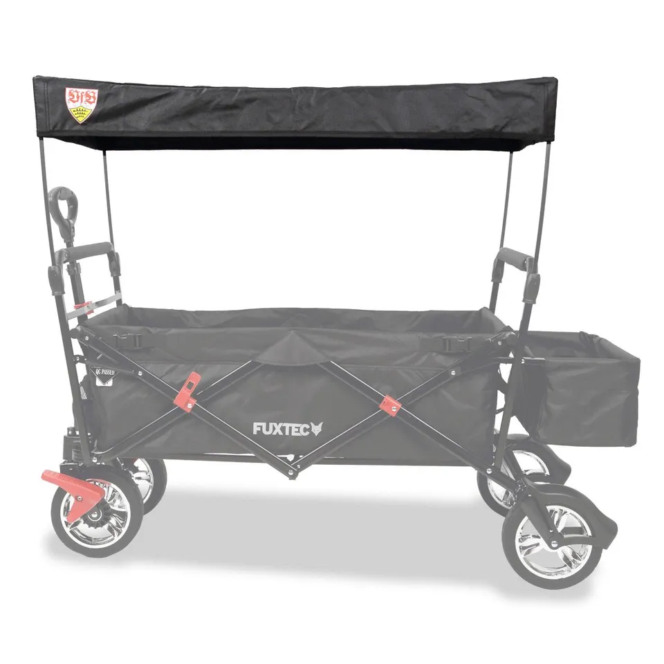 fuxtec-sonnendach-schwarz-vfb-edition-f-r-ct350-ct500-jw76c-bollerwagen image 1