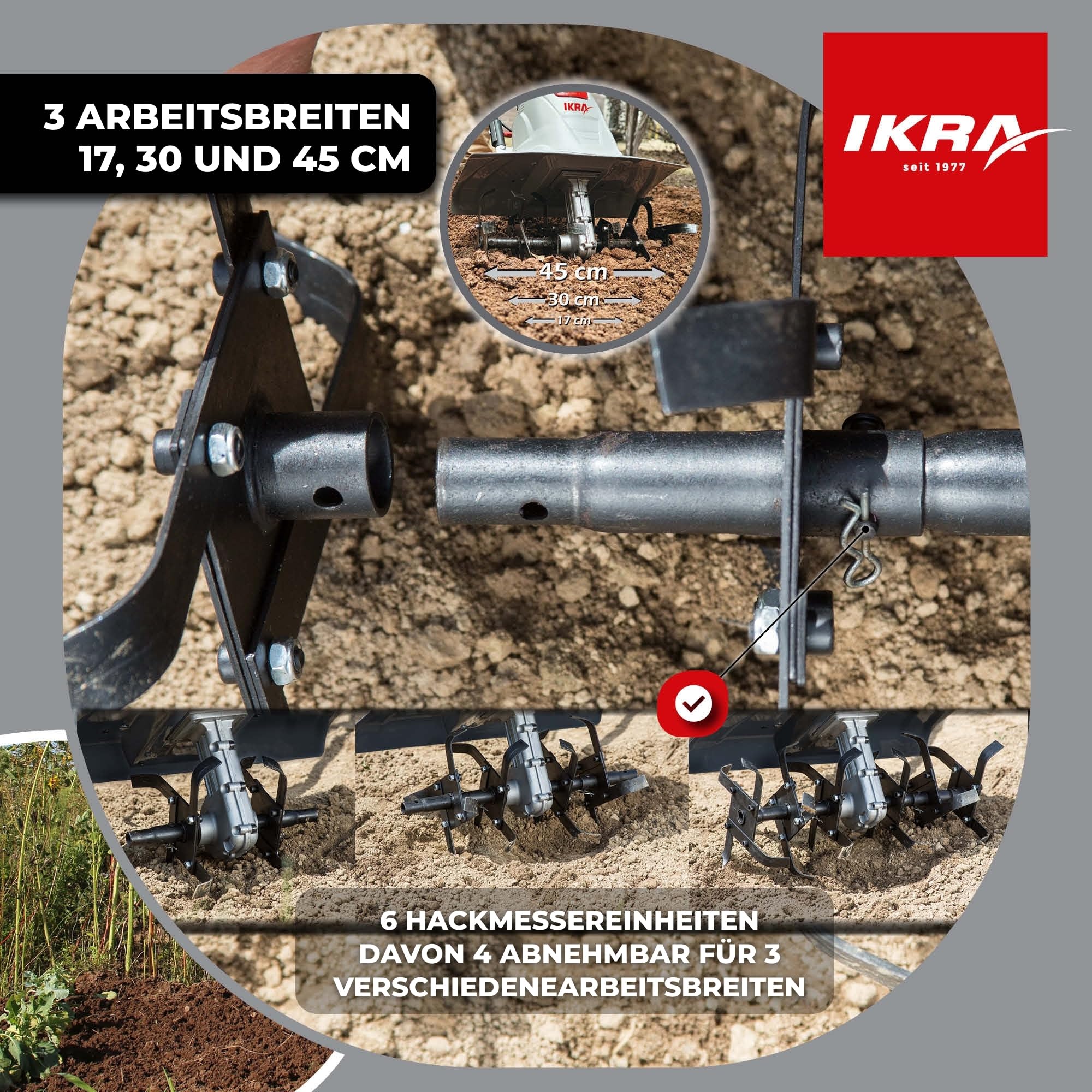 ikra-fem-1500-elektro-bodenhacke-1500w-17-30-45cm-bis-23cm-tief image 2