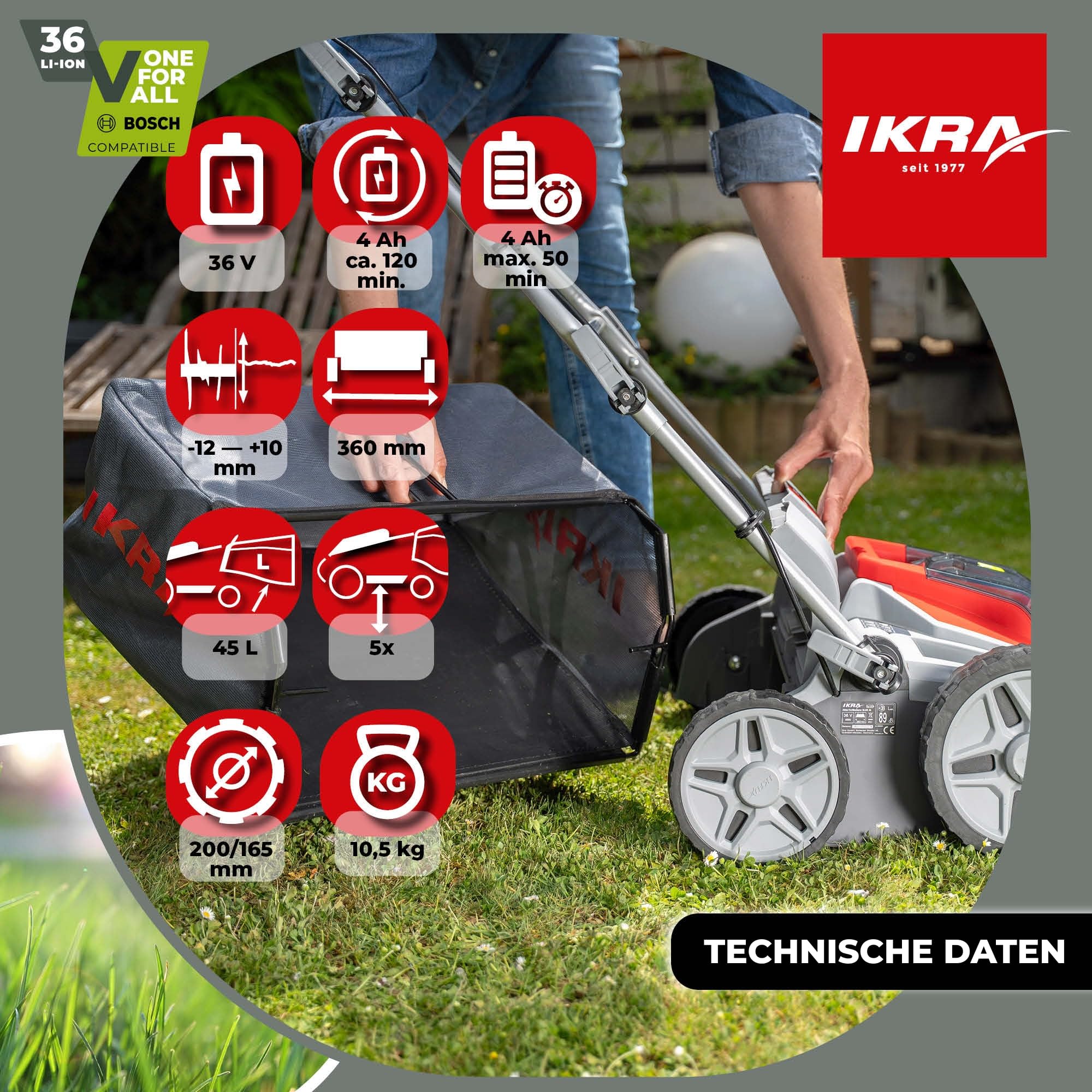 ikra-ib-sr-36-3in1-akku-vertikutierer-rasenl-fter-36cm-inkl-36v-4ah-akku-und-lad image 7