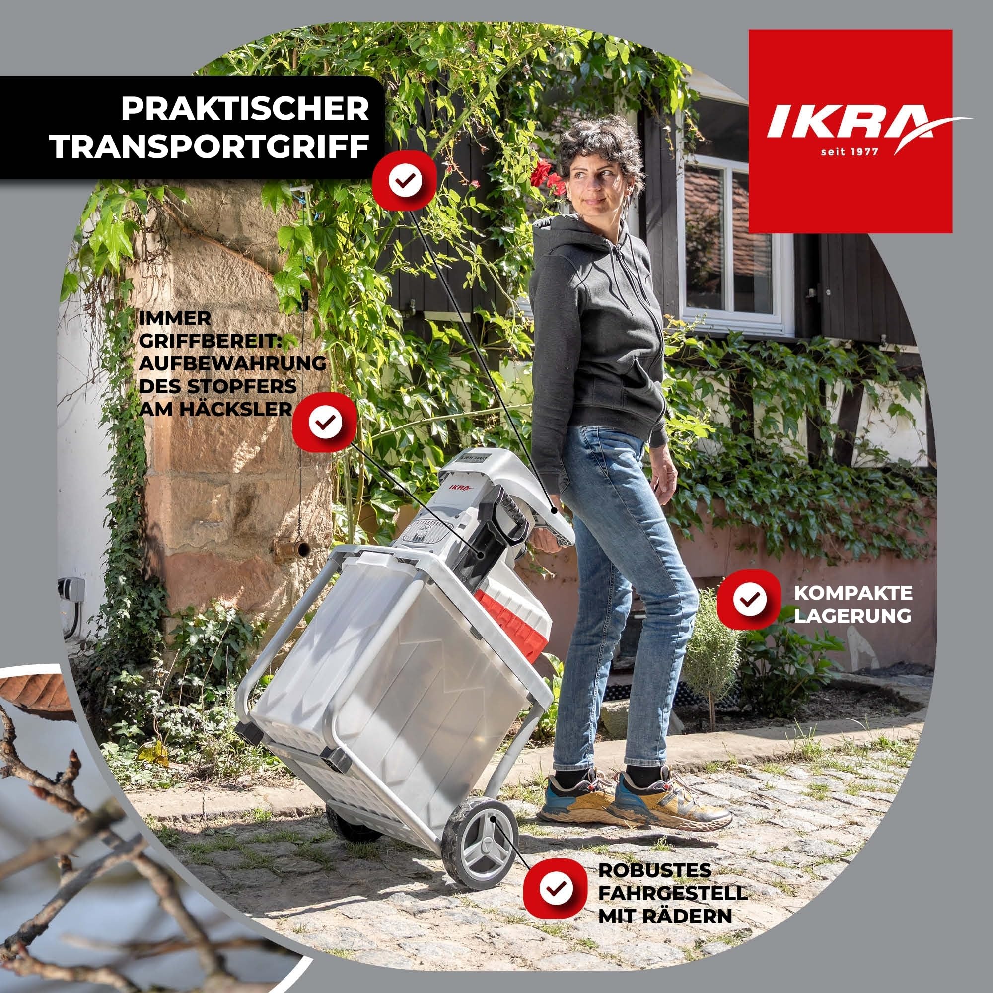 ikra-ilwh-3000-elektro-gartenh-cksler-walzenh-cksler-3000w-45mm-blauer-engel image 4