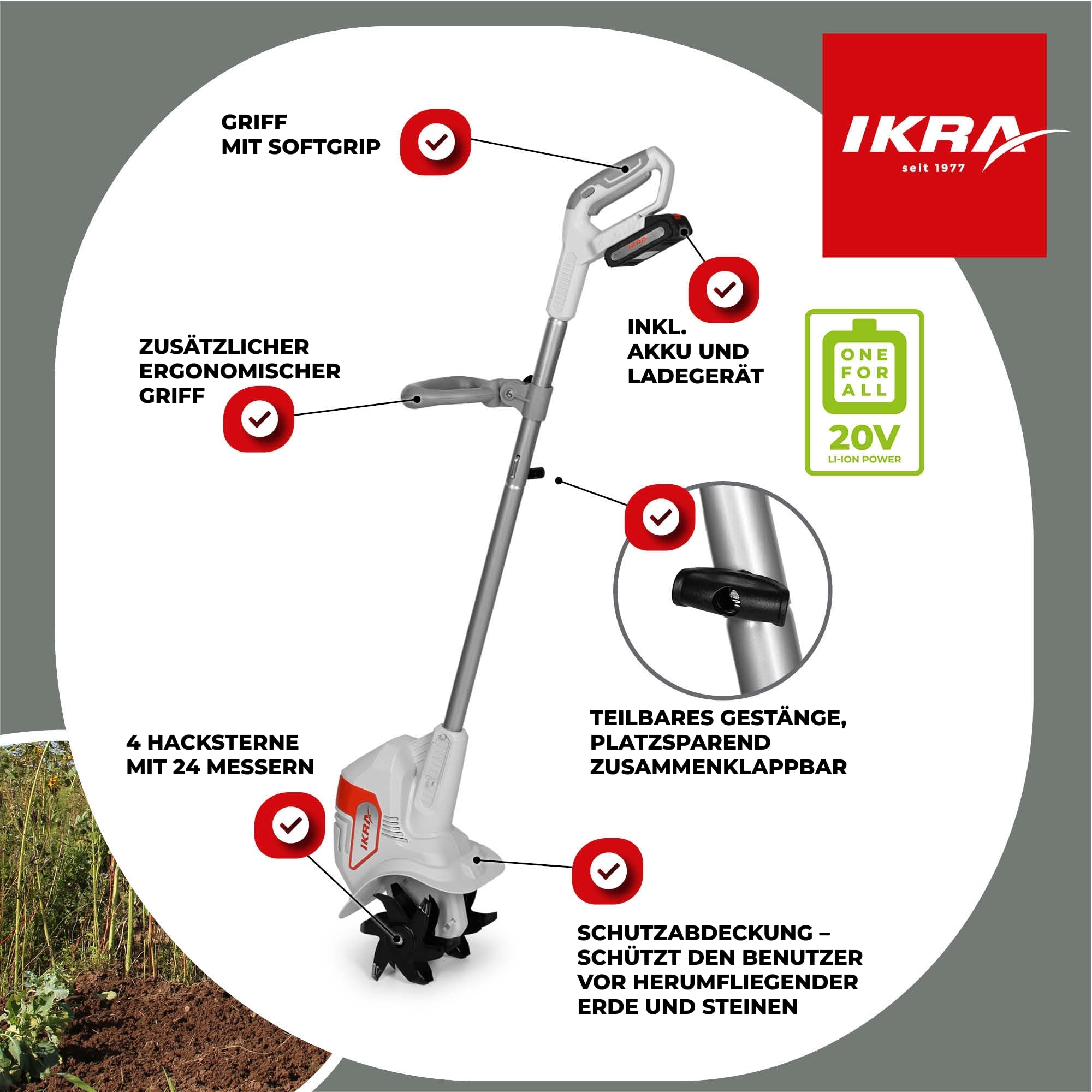 ikra-iamh-20-akku-bodenhacke-19-cm-inkl-20v-akku-und-ladeger-t image 6