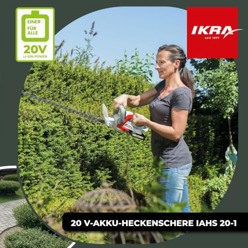 ikra-iahs-20-1-akku-heckenschere-54-cm-inkl-20v-akku-ladeger-t image 8