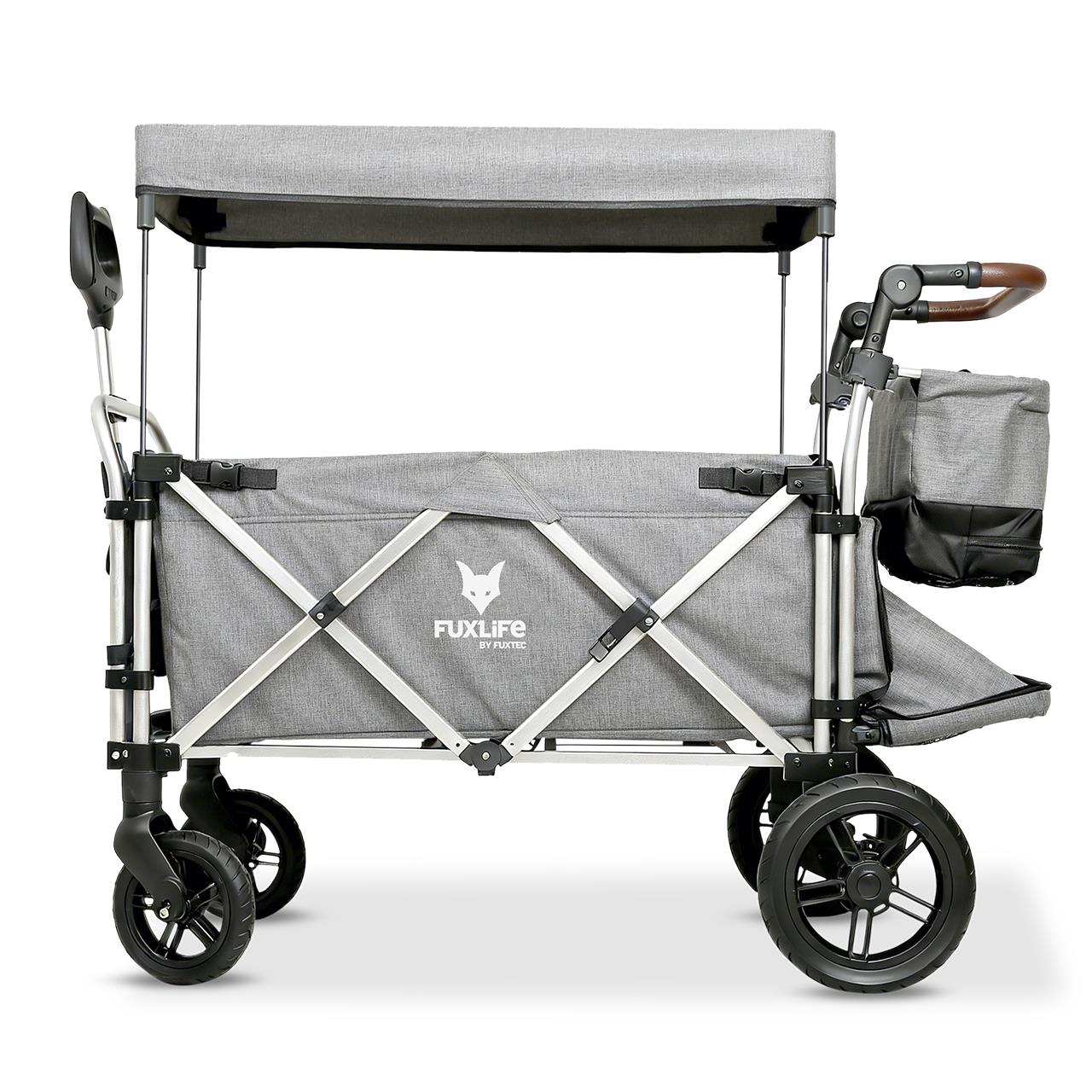 fuxtec-fuxlife-premium-bollerwagen-fx-ctl950-f-r-2-kinder-mit-sonnendach image 3