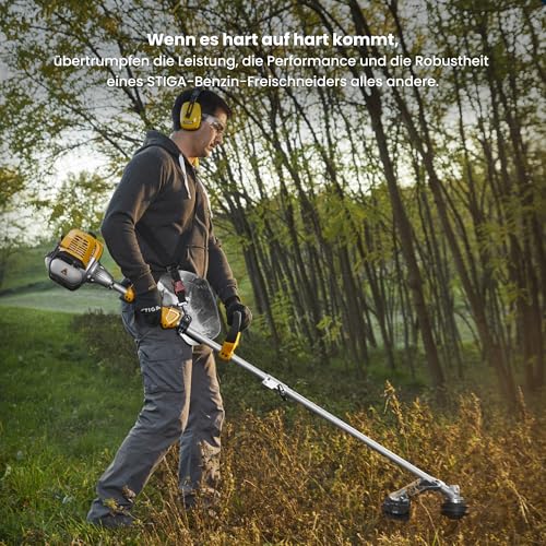 stiga-bc-330-a-benzin-motorsense-25-4-cm-43-cm-mit-fadenkopf-und-messer image 8