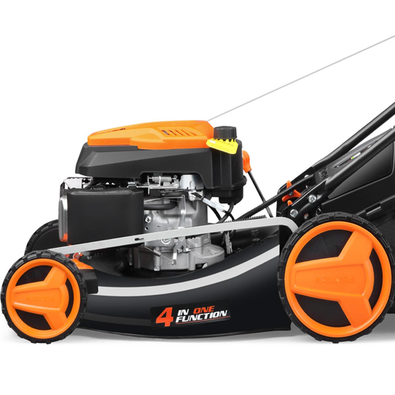 fuxtec-fx-rm5196es-benzin-rasenm-her-mit-e-start-und-zipgo-motor image 5
