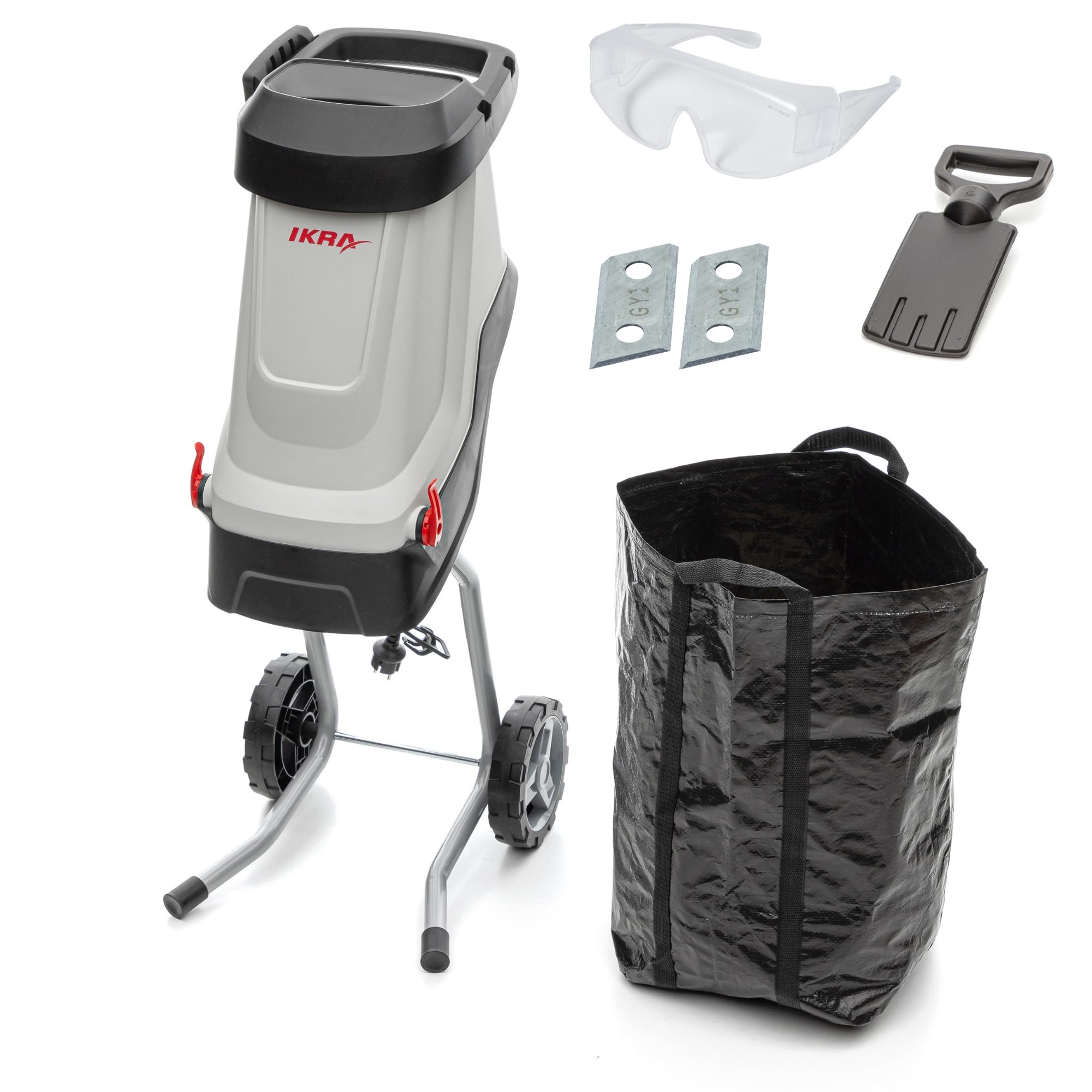 ikra-elektro-gartenh-cksler-imh-2800-2800w-bis-45-mm-inkl-ersatzmesser-fangsack- image 1
