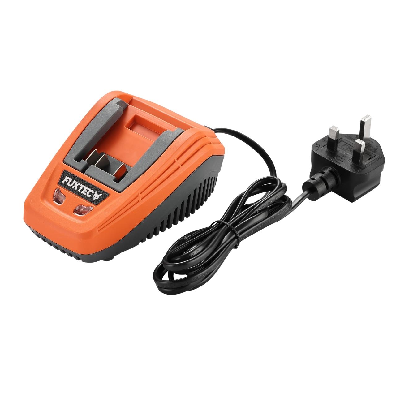 fuxtec-fx-20v-c-uk-rapid-charger-2-4a-schnellladeger-t image 1