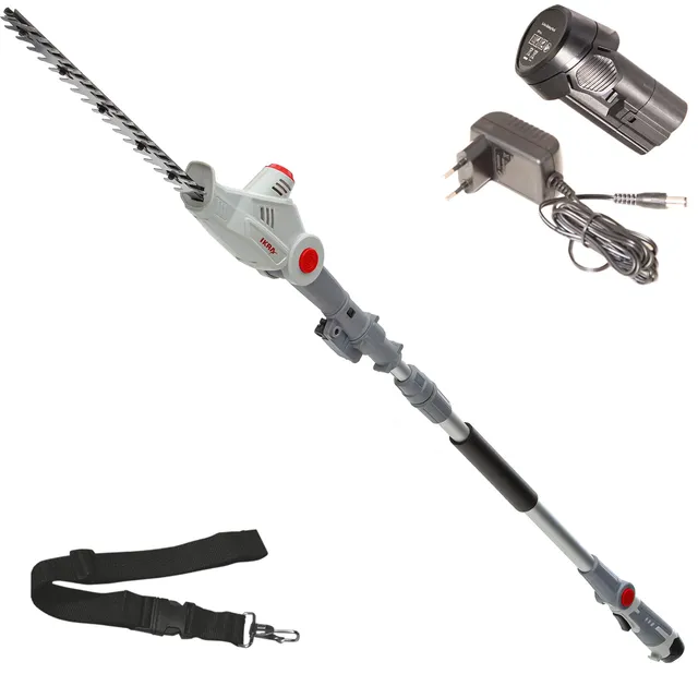 ikra-teleskop-heckenschere-iaths-1241-41-cm-bis-3-5-m-inkl-12v-akku-ladeger-t image 1