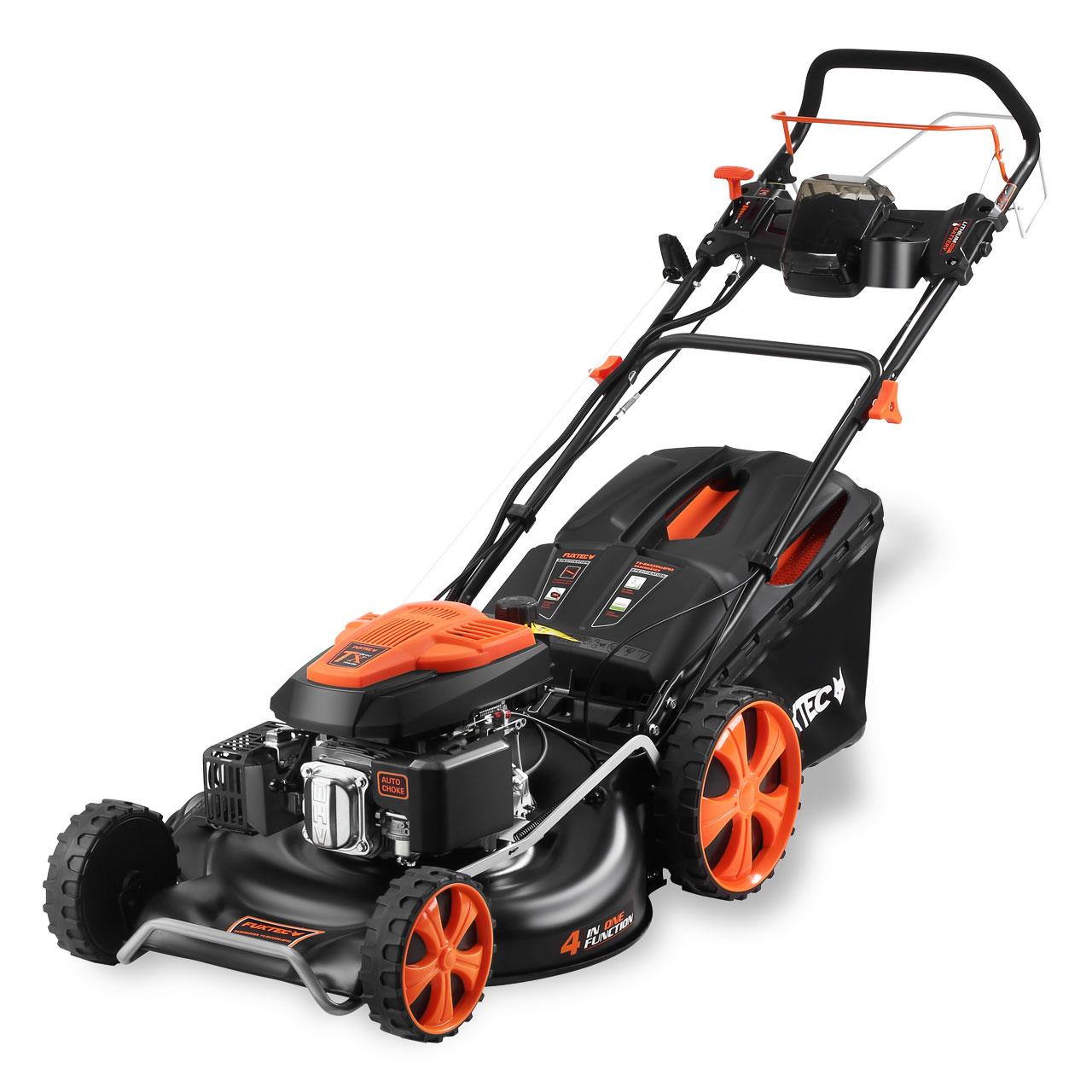 fuxtec-fx-rm5396espro-benzin-rasenm-her-mit-elektrostart-und-selbstantrieb image 2