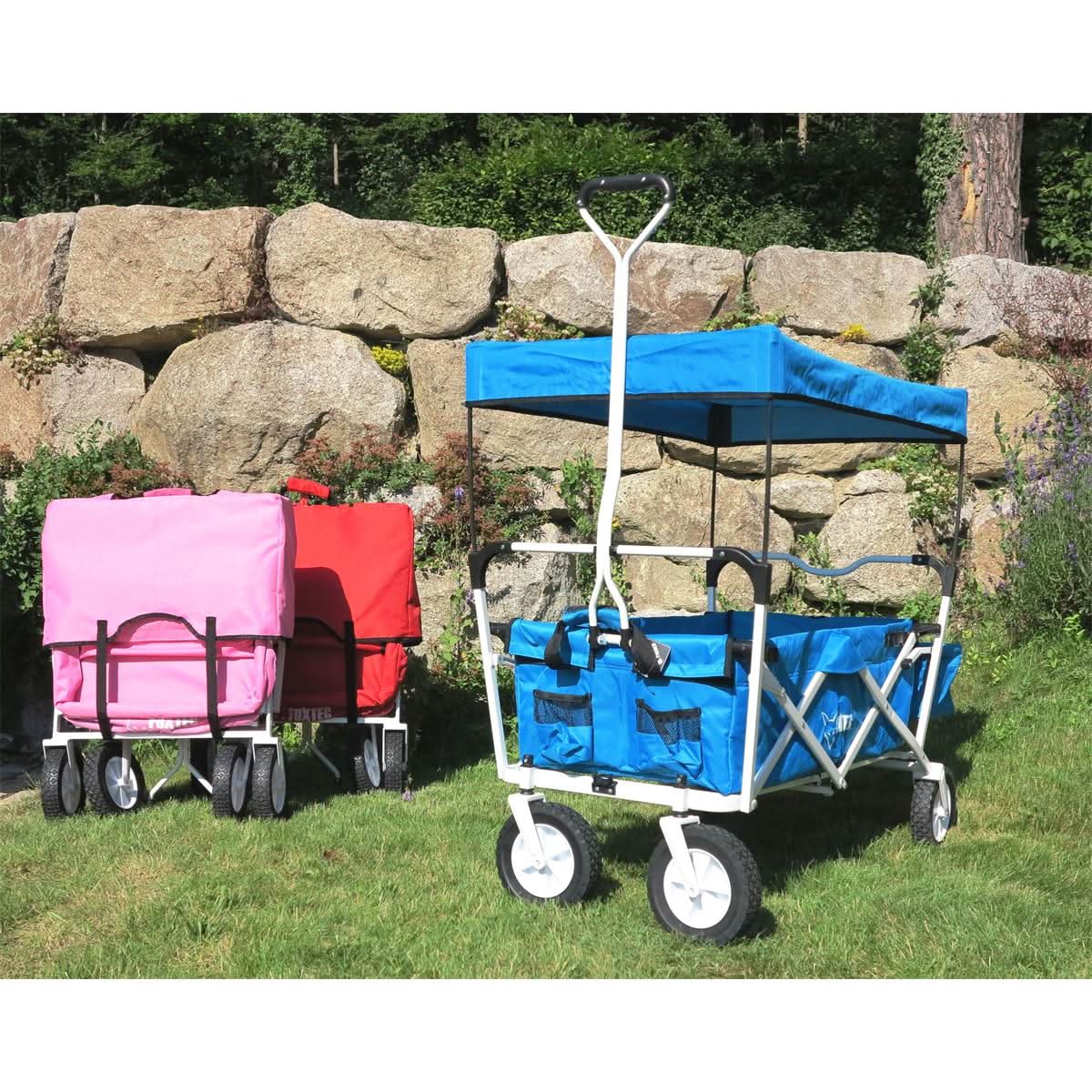 fuxtec-bollerwagen-jw-76ab-blau-mit-sonnendach-b-ware image 5