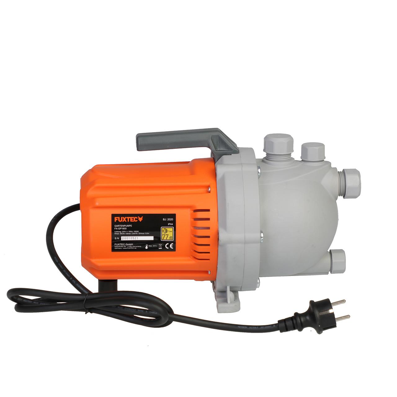 fuxtec-gartenpumpe-fx-gp1800-elektrisch-800-watt-b-ware image 5