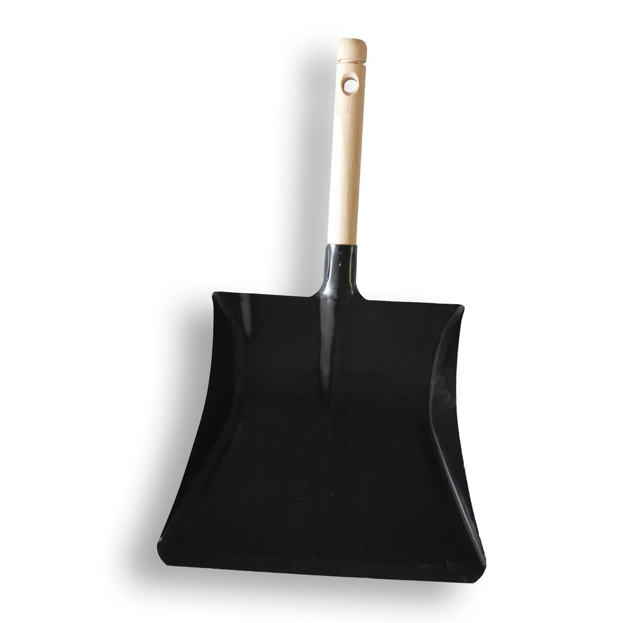 fuxtec-kehrfux-kehrschaufel-metallschaufel-mit-holzgriff-42-cm image 2